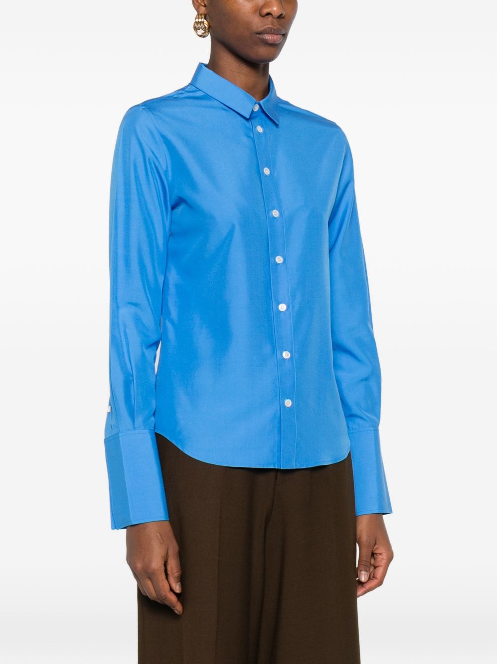 CELINE CAPSULE Shirts Clear Blue RC09S667P06LO (CELINE / シャツ・ブラウス ) | CELINE (セリーヌ)(2)