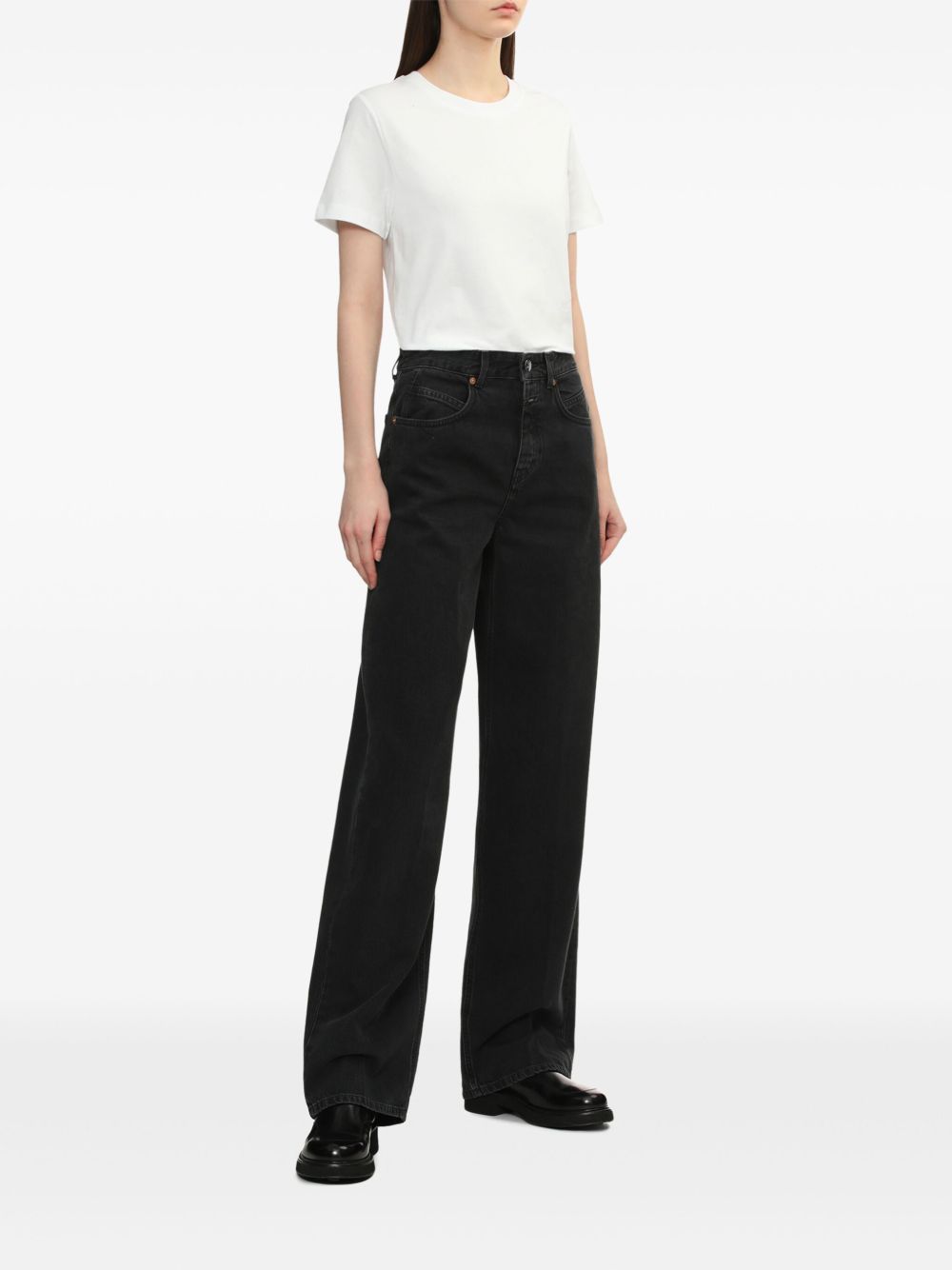 Closed T-shirts and Polos White C9520044HEM200 (CLOSED / Tシャツ・カットソー ) | CLOSED (クローズド)(4)