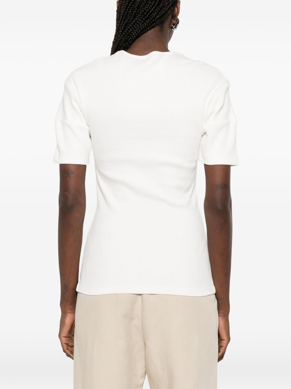 LEMAIRE T-shirts and Polos White TS0005LJ1030086 (LEMAIRE / Tシャツ・カットソー ) | LEMAIRE (ルメール)(3)