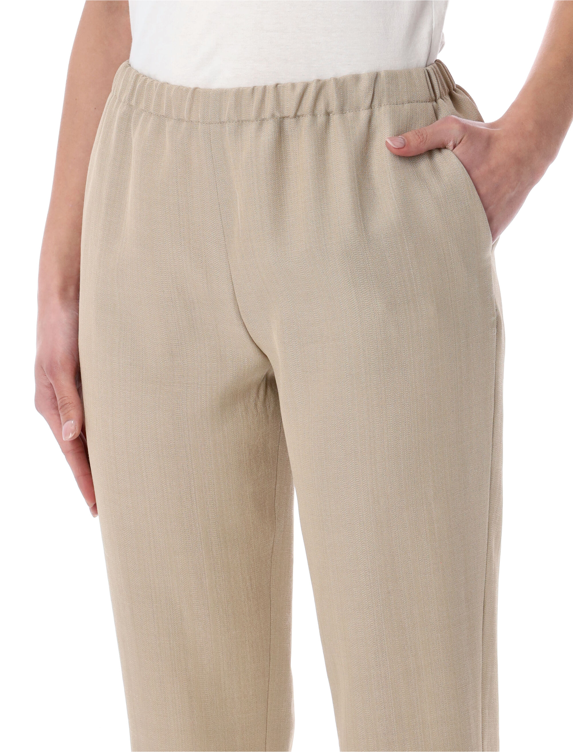 LOULOU Trousers Beige SCOTBEIGE (LOULOU STUDIO / パンツ ) | LOULOU STUDIO (ルルスタジオ)(2)