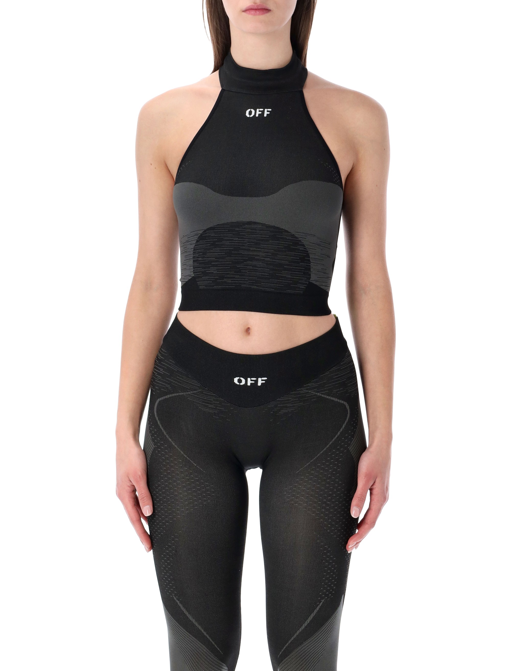 Off-White Top Black OWVO05RS26KNI0011001 (Off-White / タンクトップ・キャミソール ) | Off-White (オフホワイト)