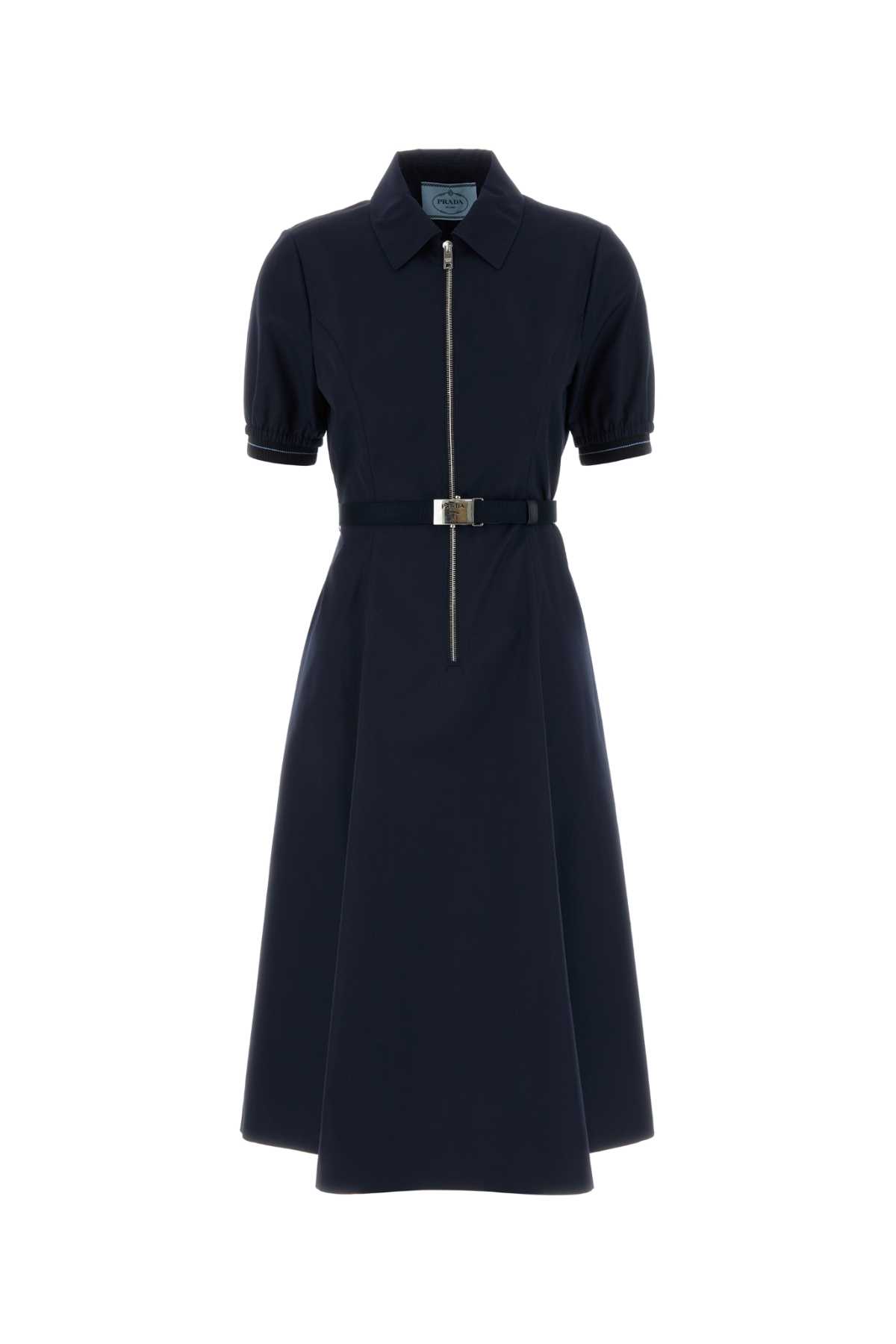 Navy blue poplin dress P3Q82HSOOO187PF0008 (Prada / ワンピース・ドレス・オールインワン ) | Prada (プラダ)