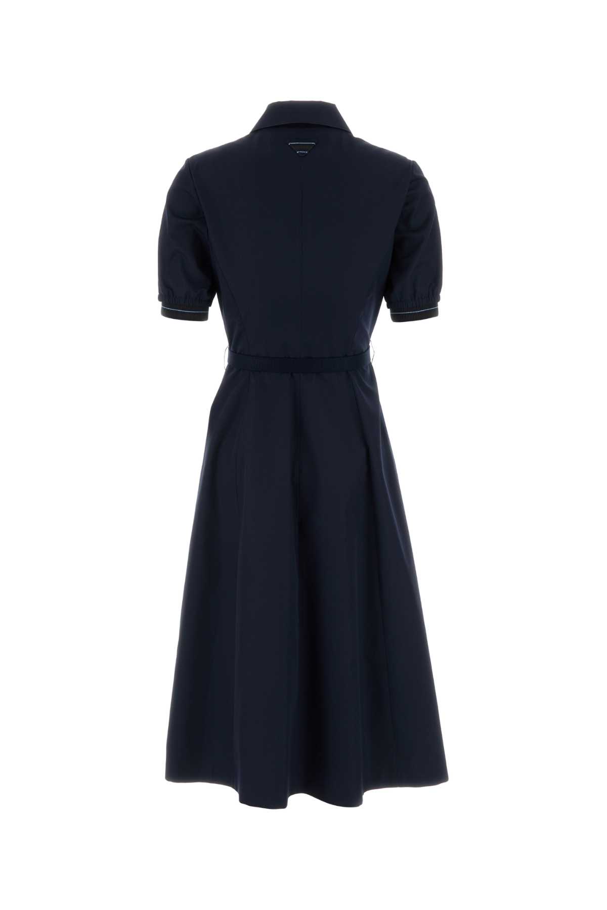 Navy blue poplin dress P3Q82HSOOO187PF0008 (Prada / ワンピース・ドレス・オールインワン ) | Prada (プラダ)(1)