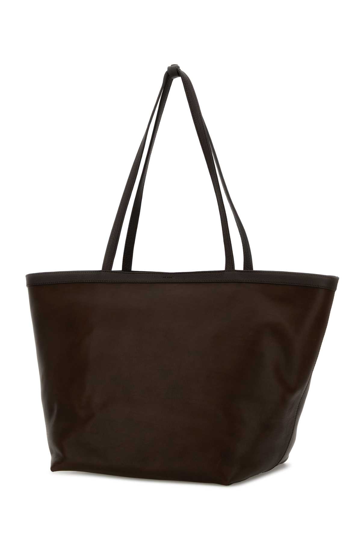 Chocolate leather Park Tote XL shopping bag W1944L72L129DDS (The Row / トートバッグ ) | The Row (ザ・ロウ)(1)