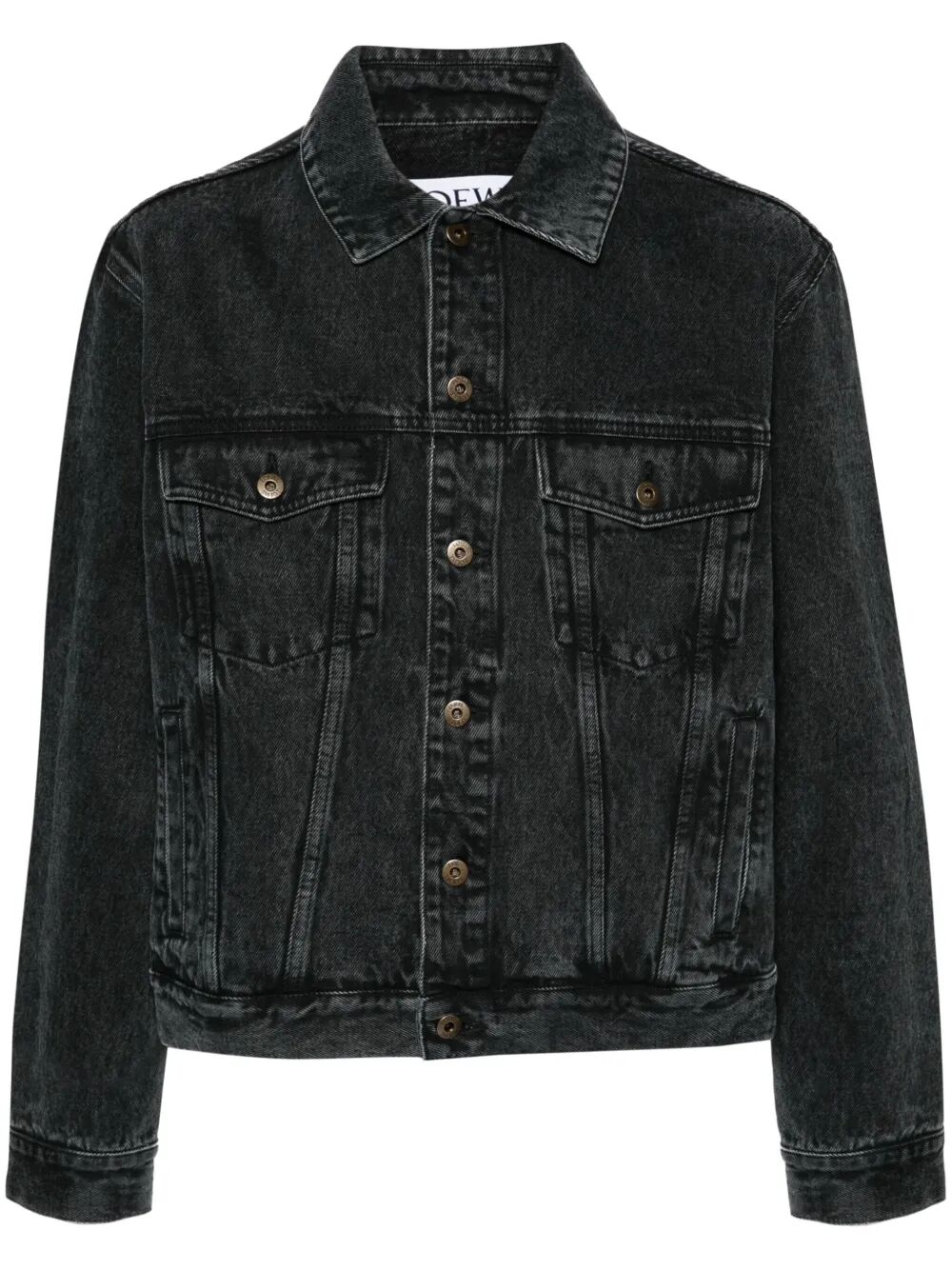 ANAGRAM CUT-OUTS MEDIUM-WEIGHT WASHED DENIM JACKET H526Y50W261100 (LOEWE / カジュアルジャケット ) | LOEWE (ロエベ)