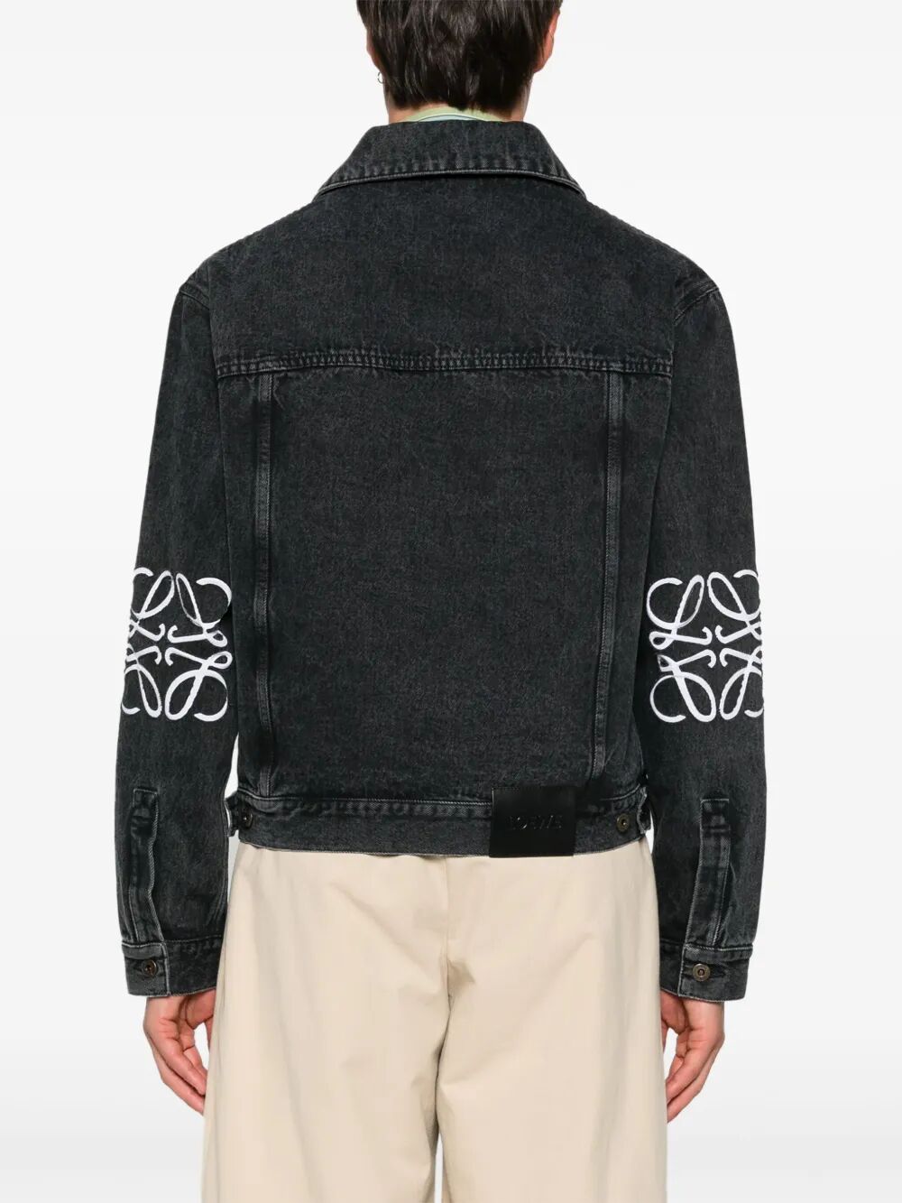 ANAGRAM CUT-OUTS MEDIUM-WEIGHT WASHED DENIM JACKET H526Y50W261100 (LOEWE / カジュアルジャケット ) | LOEWE (ロエベ)(2)