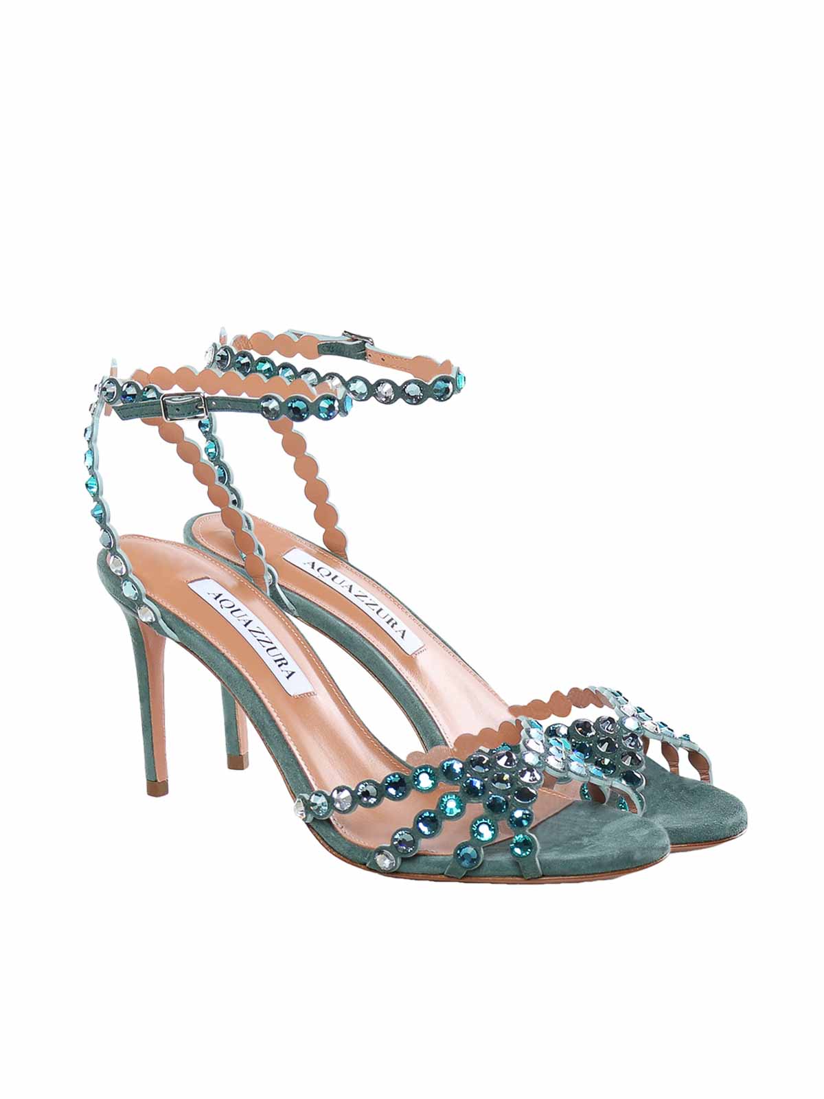 Tequila Crystal Sandals TQLMIDS0SUELGE (AQUAZZURA / サンダル ) | AQUAZZURA (アクアズーラ)(4)