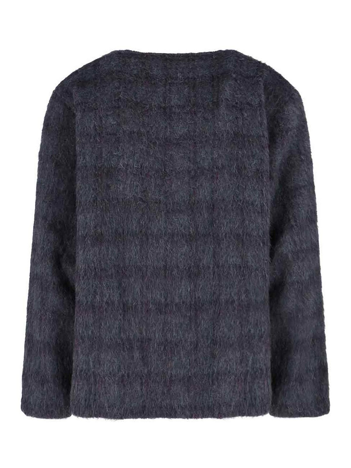 Cardigan M2263CFFUZZEDPLUMCHECKHAIRYWOOL (OUR LEGACY / ニット・セーター・カーディガン ) | OUR LEGACY (アワーレガシー)(1)