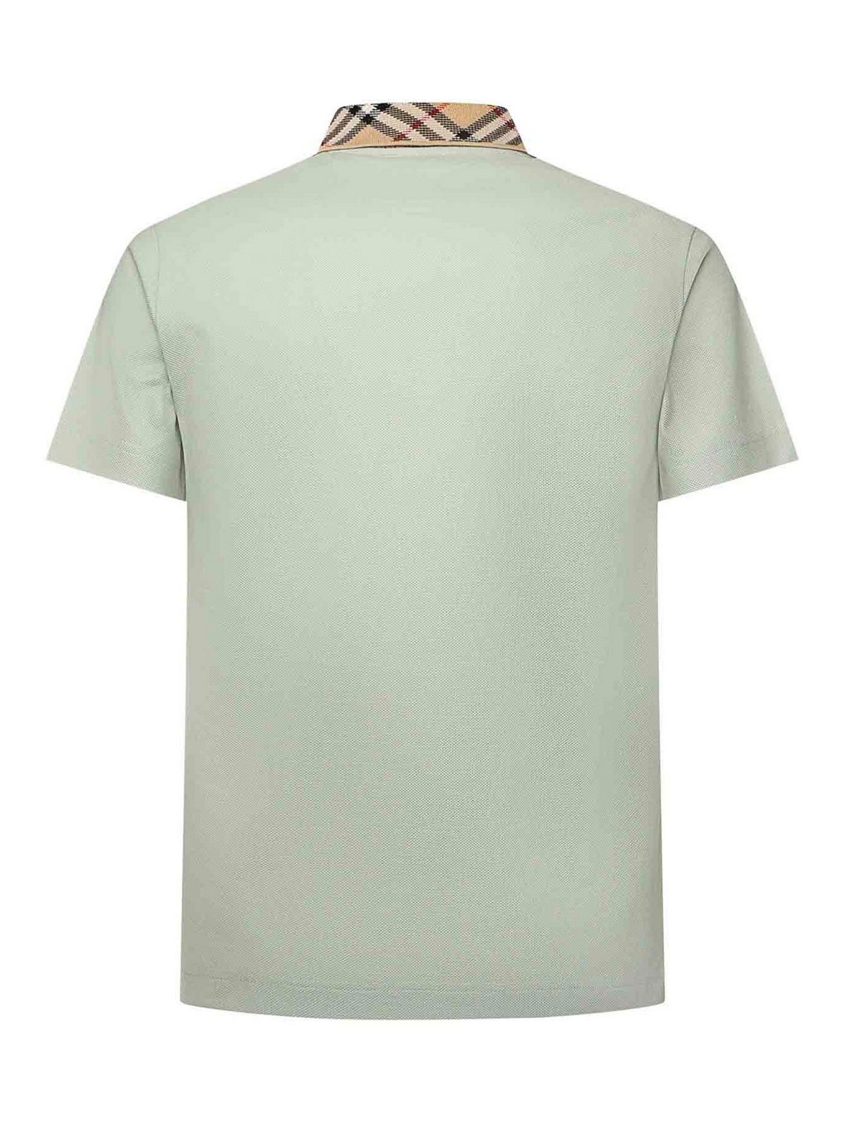 Cotton Polo Shirt With Check Collar 8118949 (Burberry / ポロシャツ ) | Burberry (バーバリー)(2)