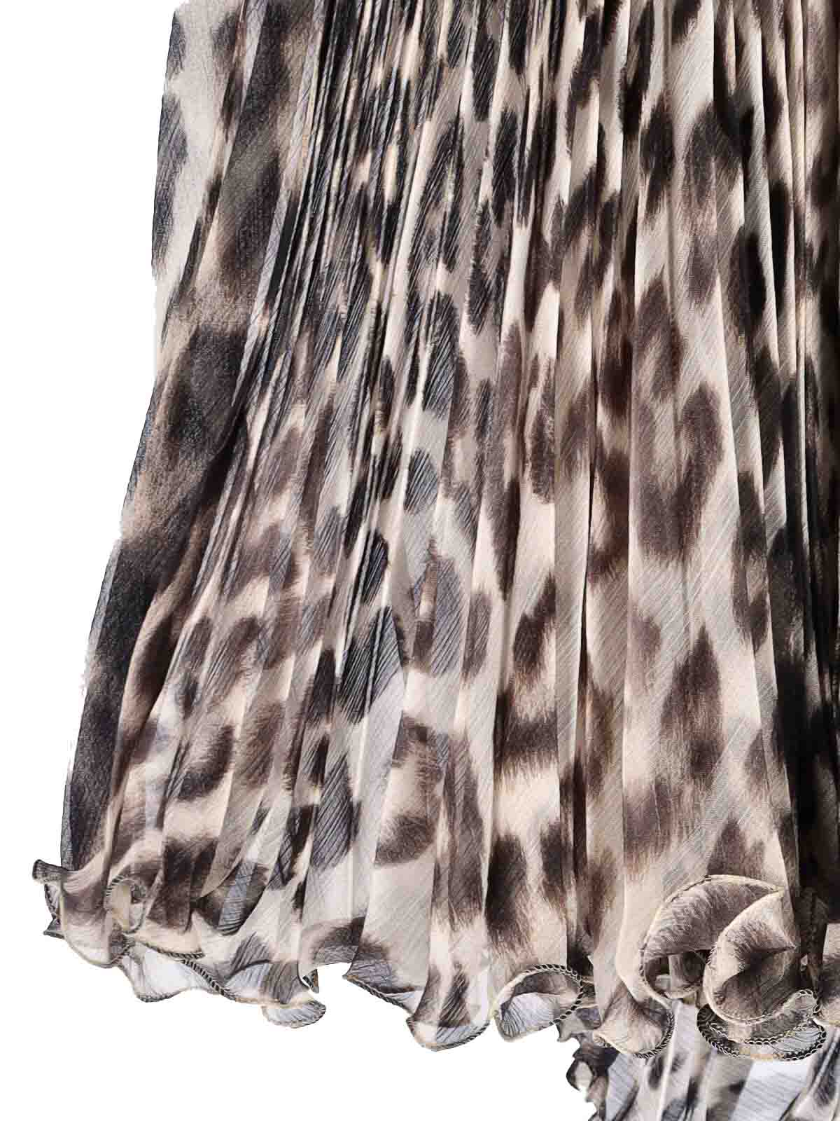Animalier silk skirt D482O359YEOS4826 (ERMANNO SCERVINO / スカート ) | ERMANNO SCERVINO (エルマンノ シェルヴィーノ)(4)