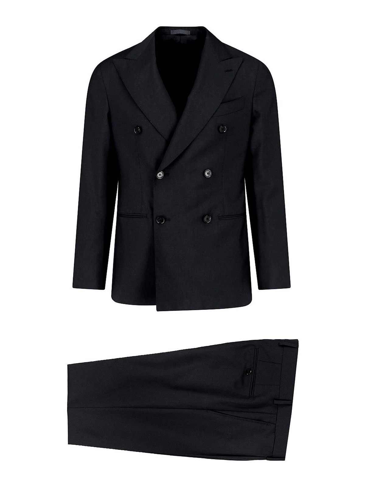 Double-breasted suit ASM1JD611HPE0J160910 (CARUSO / スーツ ) | CARUSO (カルーゾ)