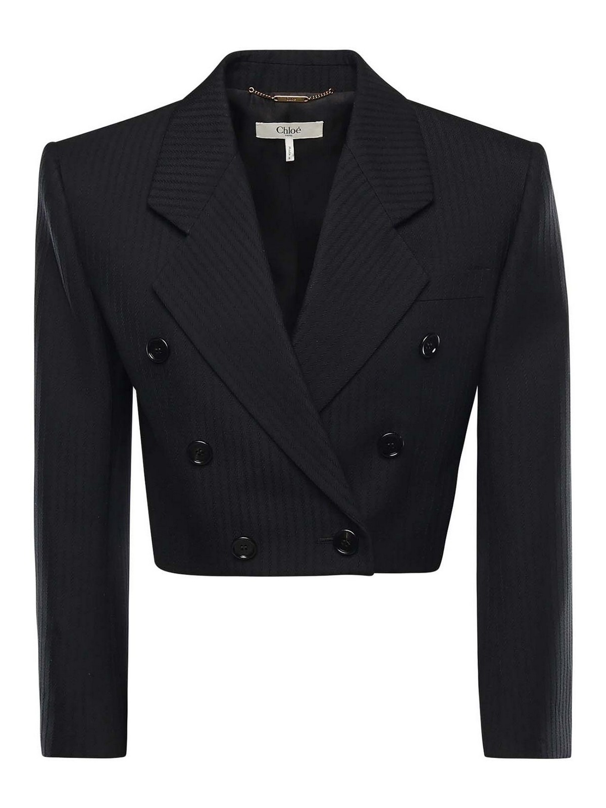 Short Striped Spencer Jacket CH26SVE76065001 (Chloé / ブレザー・ジャケット ) | Chloé (クロエ)