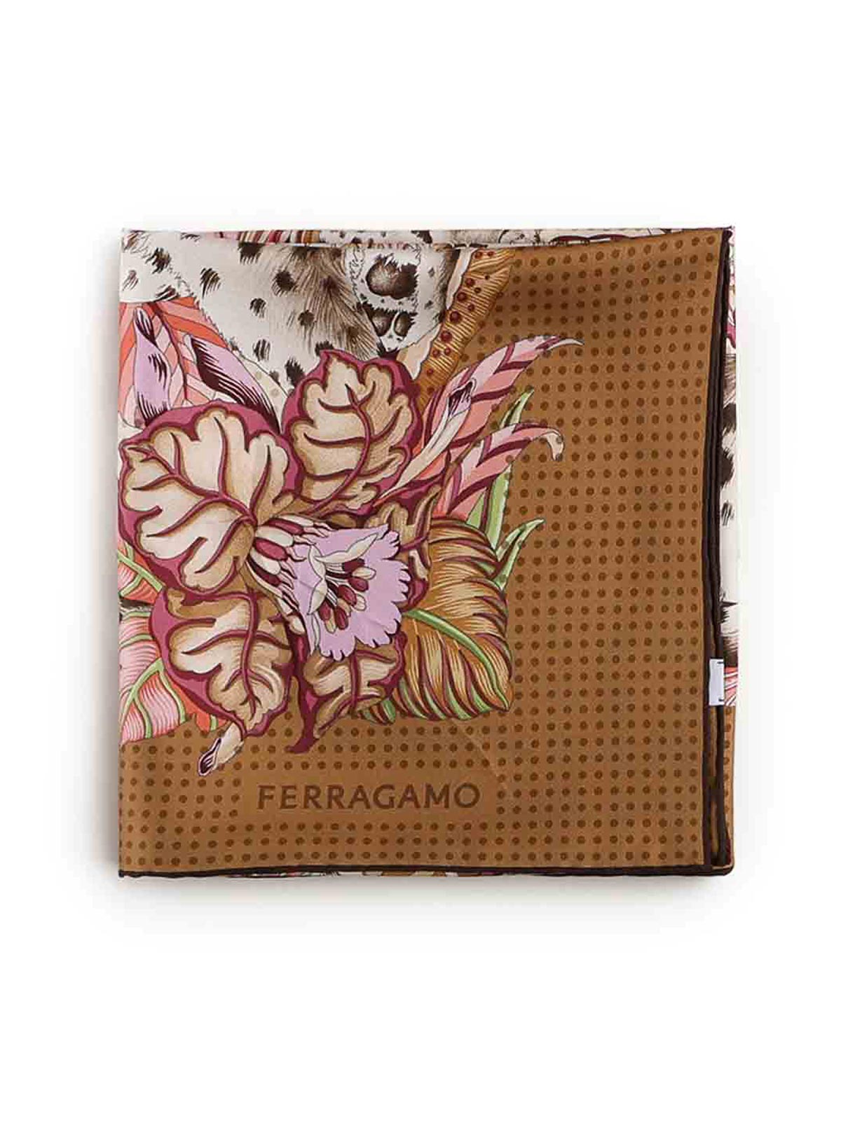 Printed Silk Scarf 310229E19 (FERRAGAMO / スカーフ・マフラー ) | FERRAGAMO (フェラガモ)