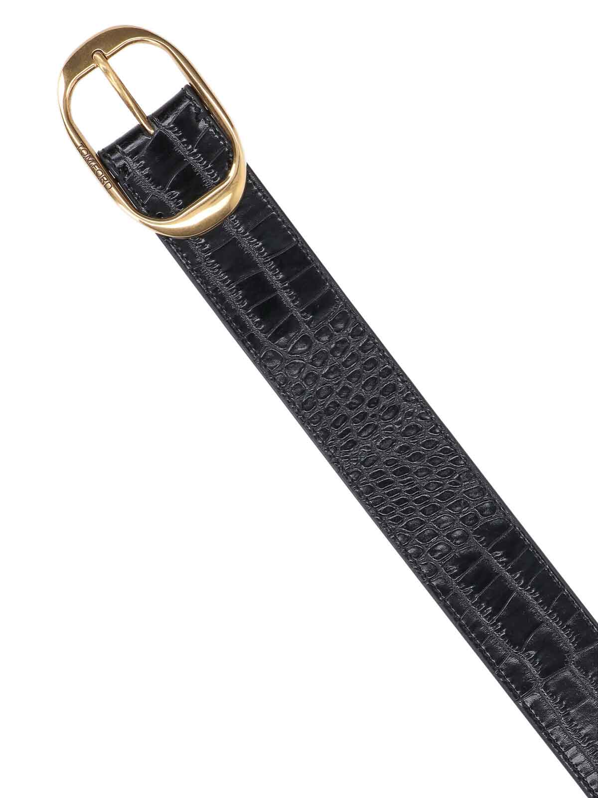 Calfskin belt TB279LCL439XNAA (TOM FORD / ベルト・サスペンダー ) | TOM FORD (トムフォード)(2)