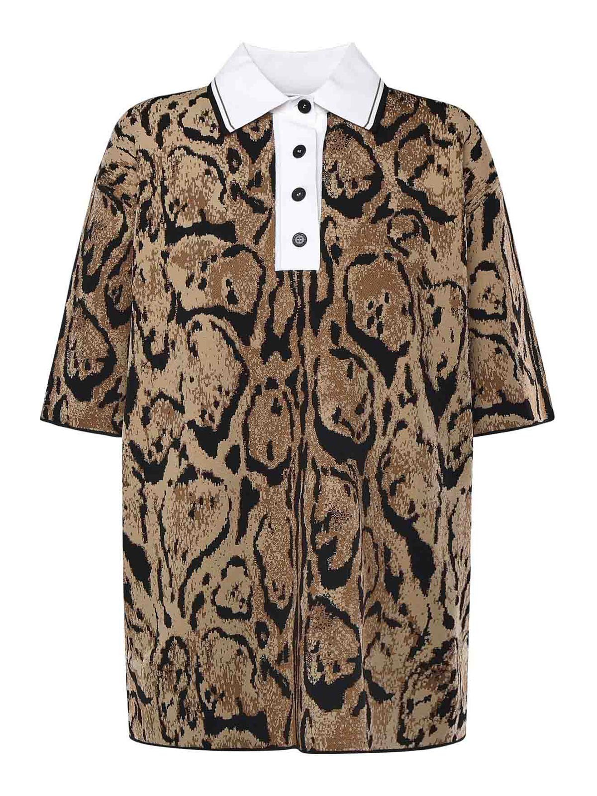 Cloud Leopard Polo 6K11623S26178490 (Stella McCartney / ポロシャツ ) | Stella McCartney (ステラ マッカートニー)