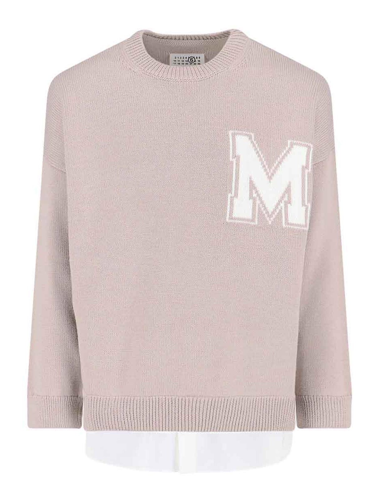 Logo sweater SH0HL0039M13206115 (MM6 Maison Margiela / シャツ・ブラウス ) | MM6 Maison Margiela (エムエムシックス)