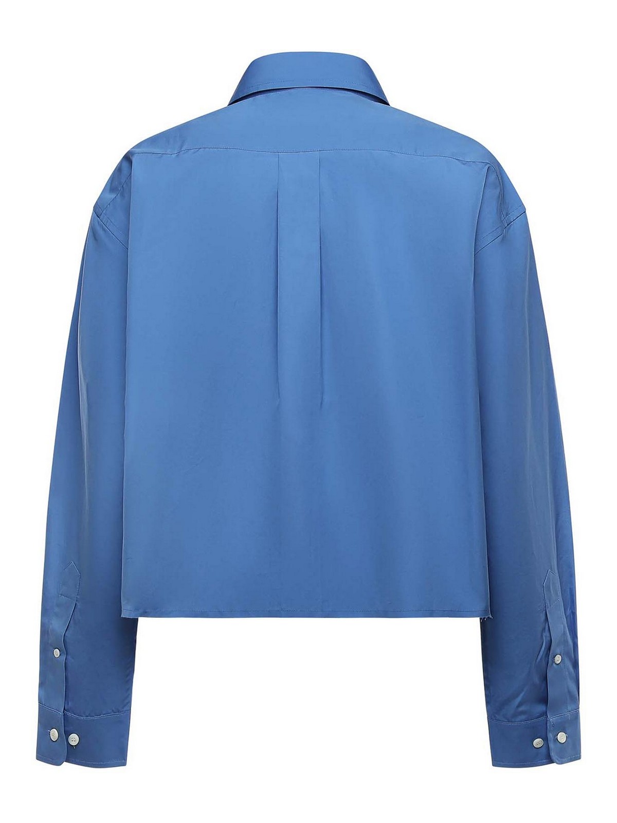 Poplin Shirt With Logo MK165910RGF0237 (MIU MIU / シャツ・ブラウス ) | MIU MIU (ミュウミュウ)(2)