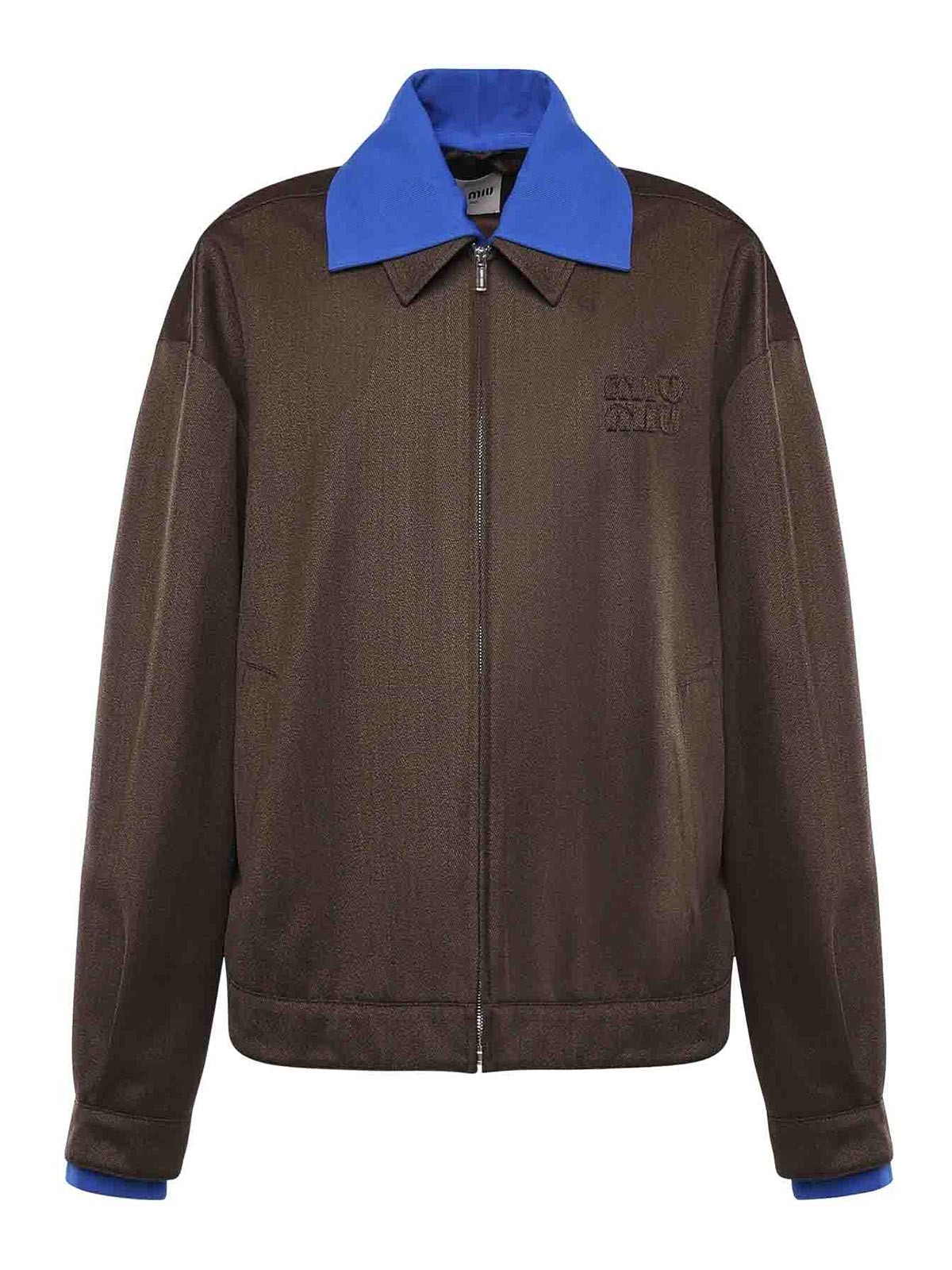 Cover Fabric Blouson ML1418180RF0324 (MIU MIU / カジュアルジャケット ) | MIU MIU (ミュウミュウ)