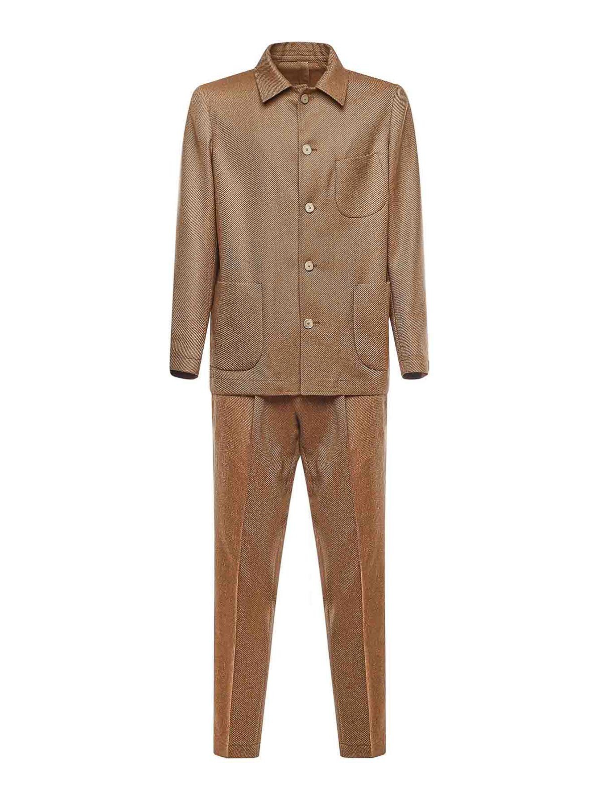 Cavalry Wool Set 243238MF (SANTANIELLO / スーツ ) | SANTANIELLO (サンタニエッロ)