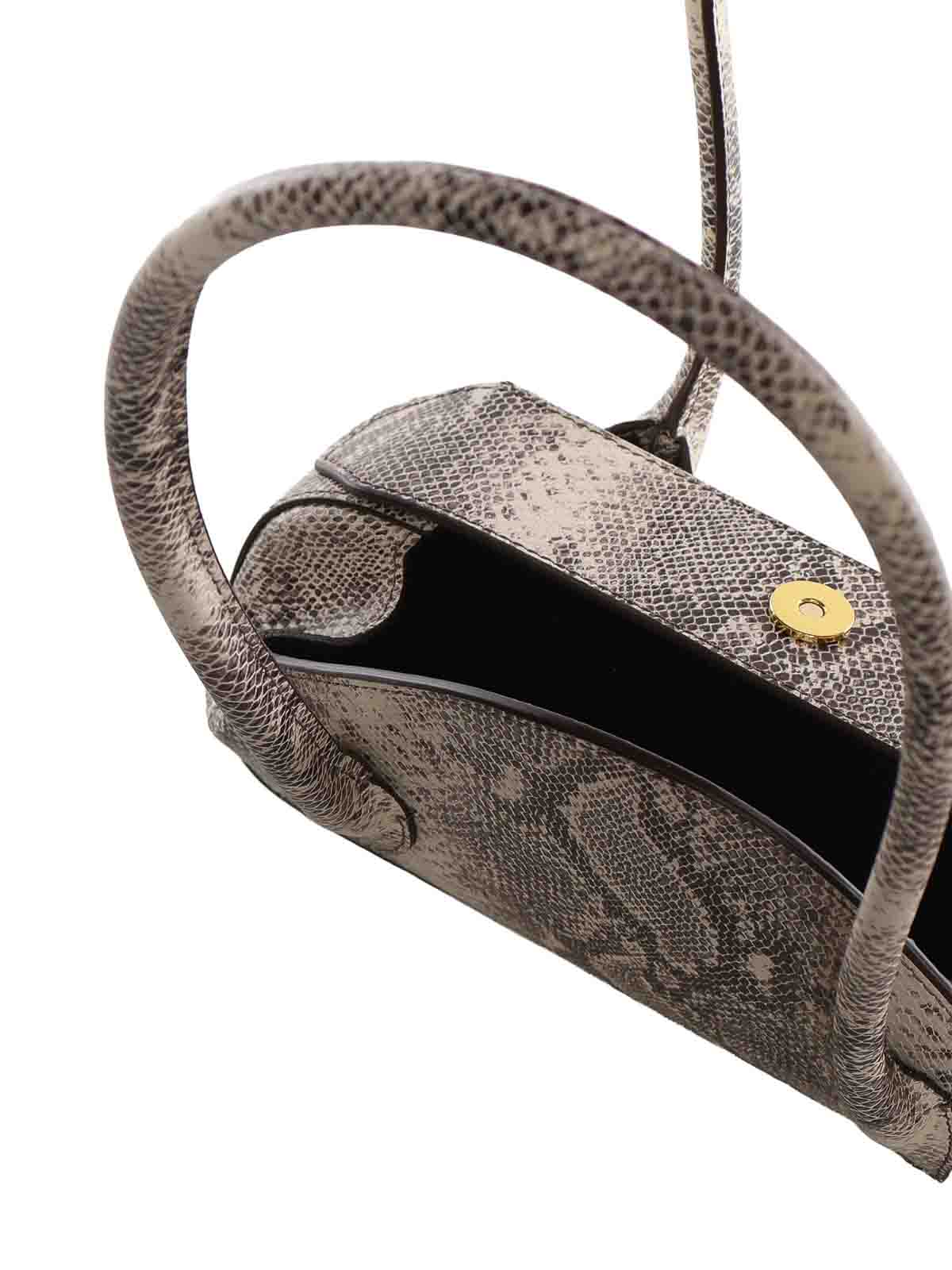 Leather Oyster Shoulder Bag OYSTERSHOULDERBAGMINIASHSNAKER (YUZEFI / ハンドバッグ・ショルダーバッグ ) | YUZEFI (ユゼフィ)(3)