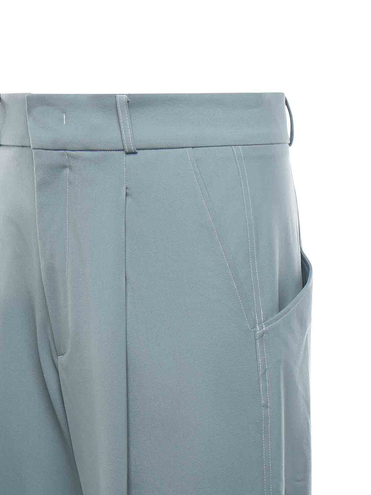 Super Loose Trousers With Pleats PT016V1BLU (BONSAI / パンツ ) | BONSAI (ボンサイ)(1)