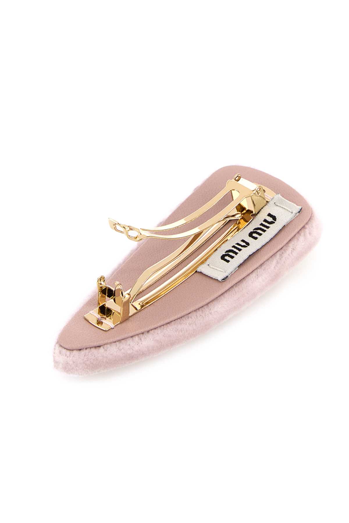 Pink velvet hair clip 5IF092068F0E18 (MIU MIU / ヘッドアクセサリー ) | MIU MIU (ミュウミュウ)(2)