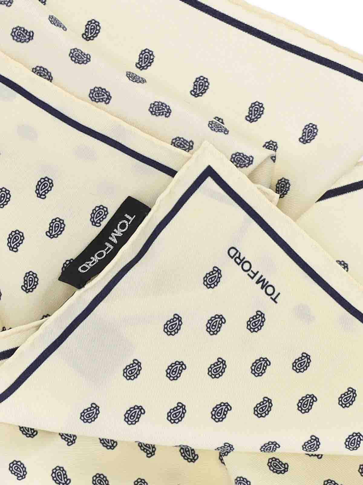 Silk Twill Pocket Square SPR001S0210YBC (TOM FORD / スカーフ・マフラー ) | TOM FORD (トムフォード)(2)