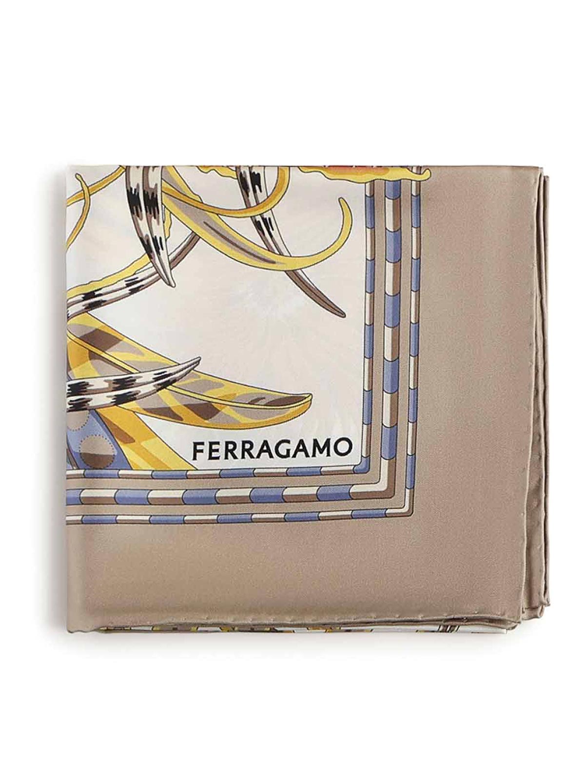 Printed Silk Scarf 310235E19 (FERRAGAMO / スカーフ・マフラー ) | FERRAGAMO (フェラガモ)