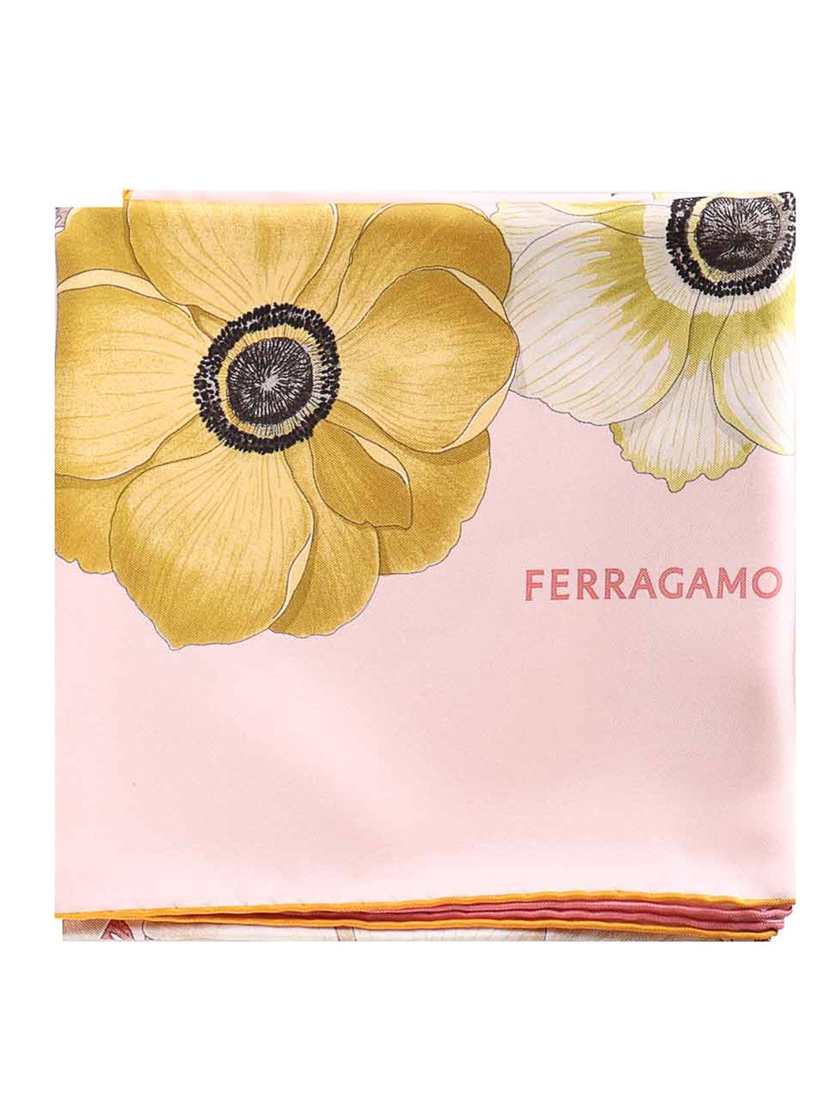 Anemone Print Silk Scarf 310176E19 (FERRAGAMO / スカーフ・マフラー ) | FERRAGAMO (フェラガモ)