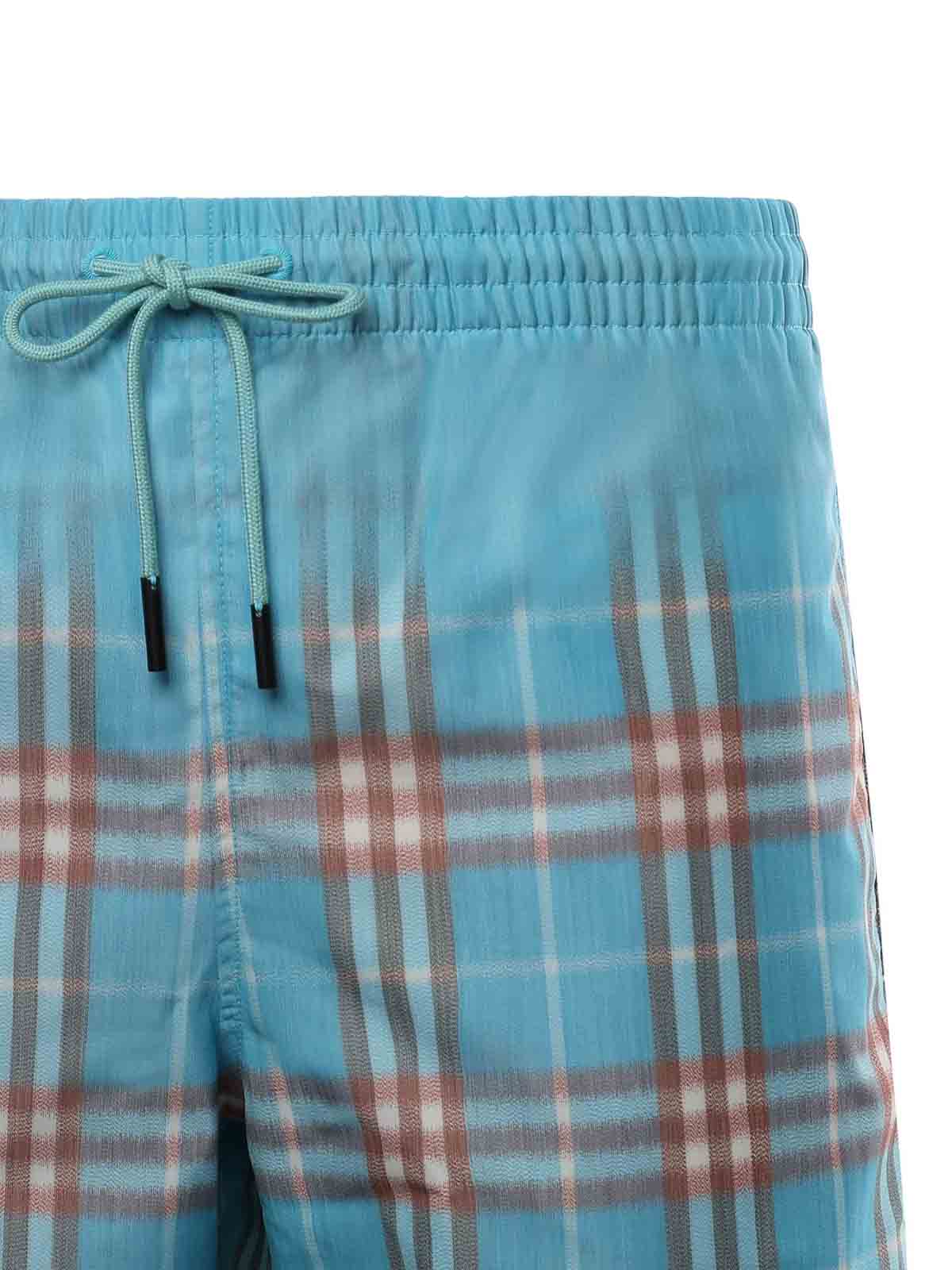 Swim Trunks With A Faded Check Pattern 8121694 (Burberry / スイムウェア ) | Burberry (バーバリー)(1)