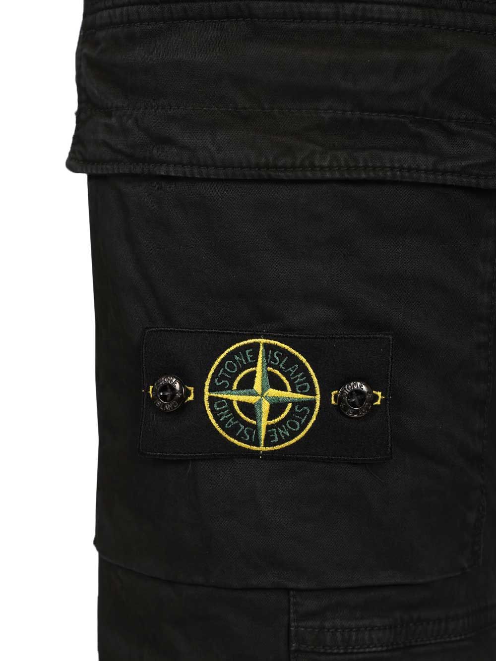 cargo trousers in broken cotton twill 3100051S0004V0129 (STONE ISLAND / パンツ ) | STONE ISLAND (ストーンアイランド)(4)
