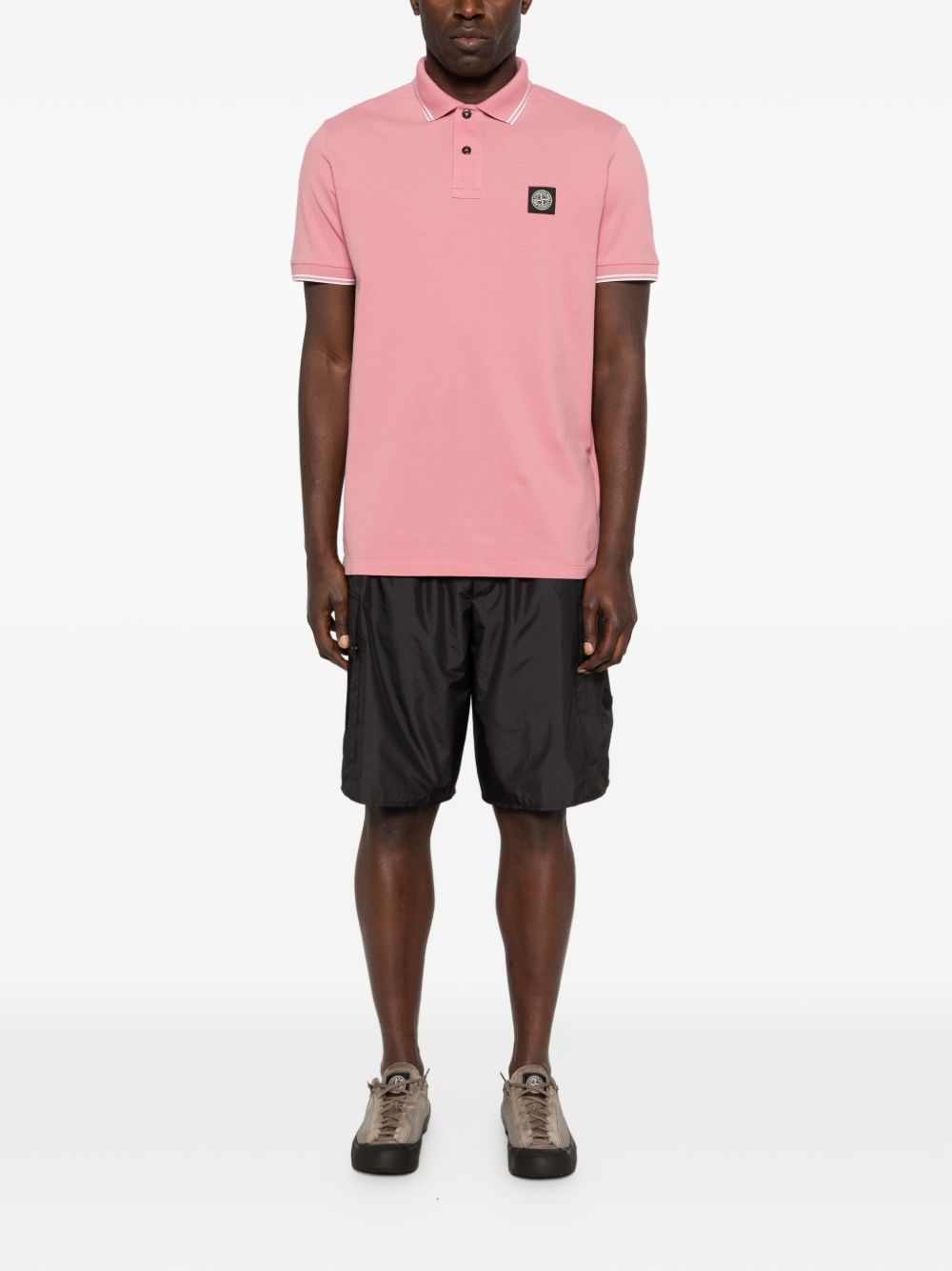 Stone Island T-shirts and Polos Pink L1S152200010S0018V008G (STONE ISLAND / ポロシャツ ) | STONE ISLAND (ストーンアイランド)(1)