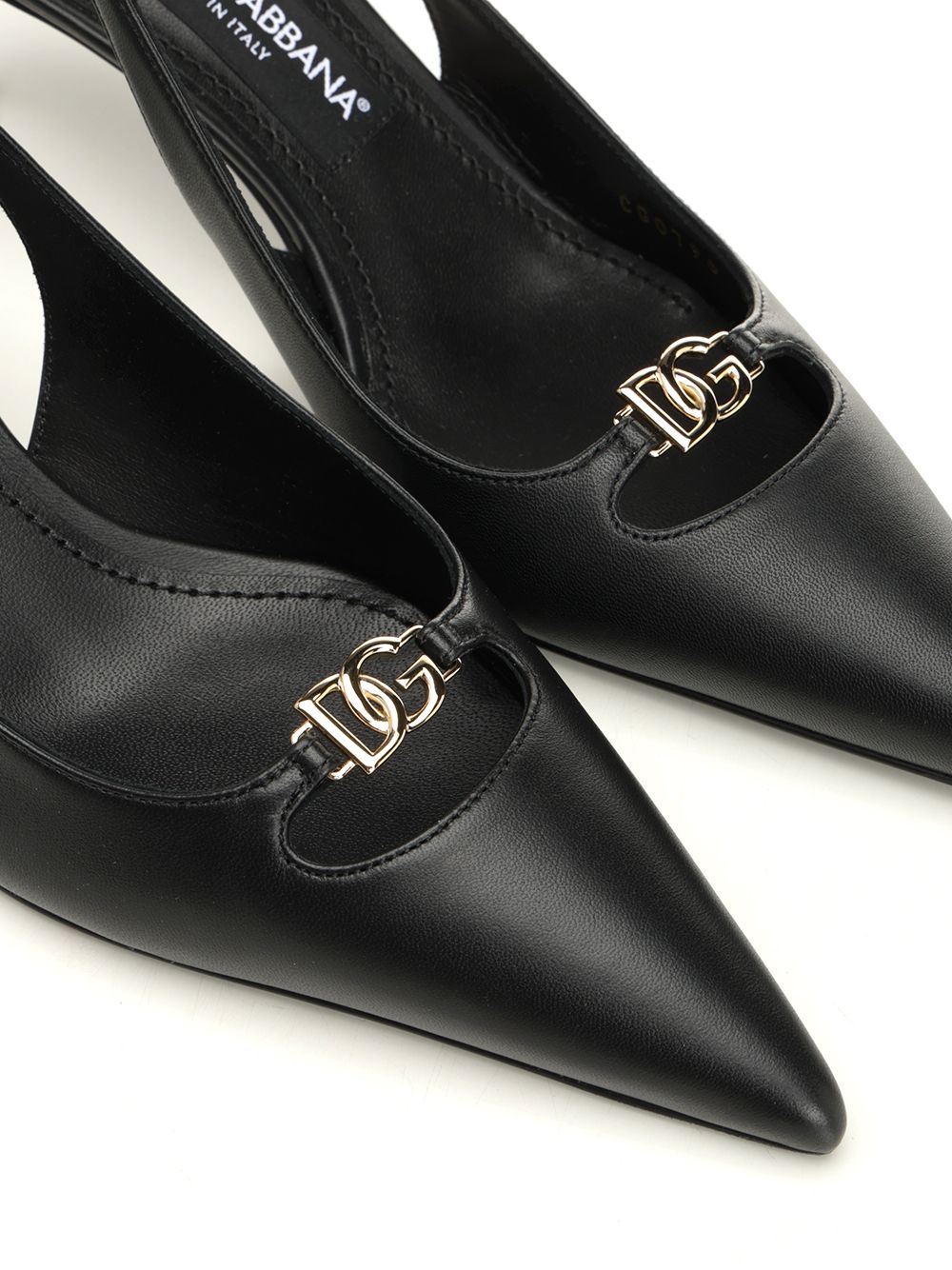 Lollo slingback in silk nappa CG0796A195380999 (Dolce & Gabbana / パンプス・ハイヒール ) | Dolce & Gabbana (ドルチェガッバーナ)(4)