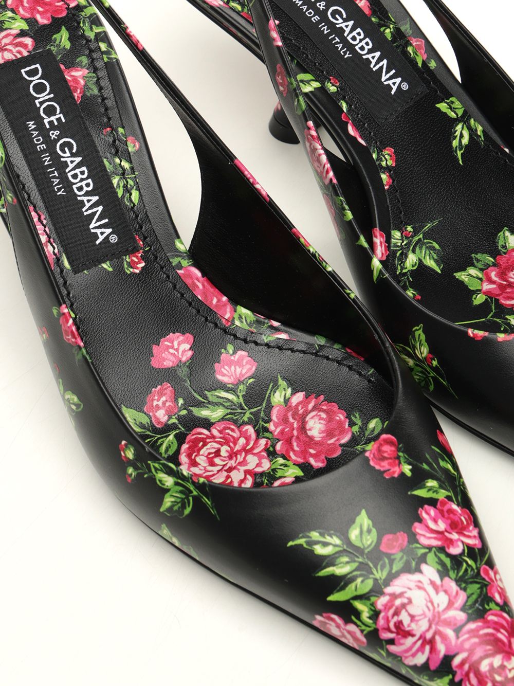 Lollo slingback in printed leather CG1033AZ046HN5XP (Dolce & Gabbana / パンプス・ハイヒール ) | Dolce & Gabbana (ドルチェガッバーナ)(4)