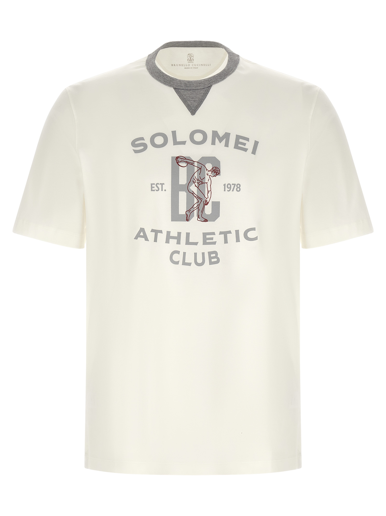 Printed T-shirt M0B131001GCFR27 (Brunello Cucinelli / Tシャツ・カットソー ) | Brunello Cucinelli (ブルネロ・クチネリ)