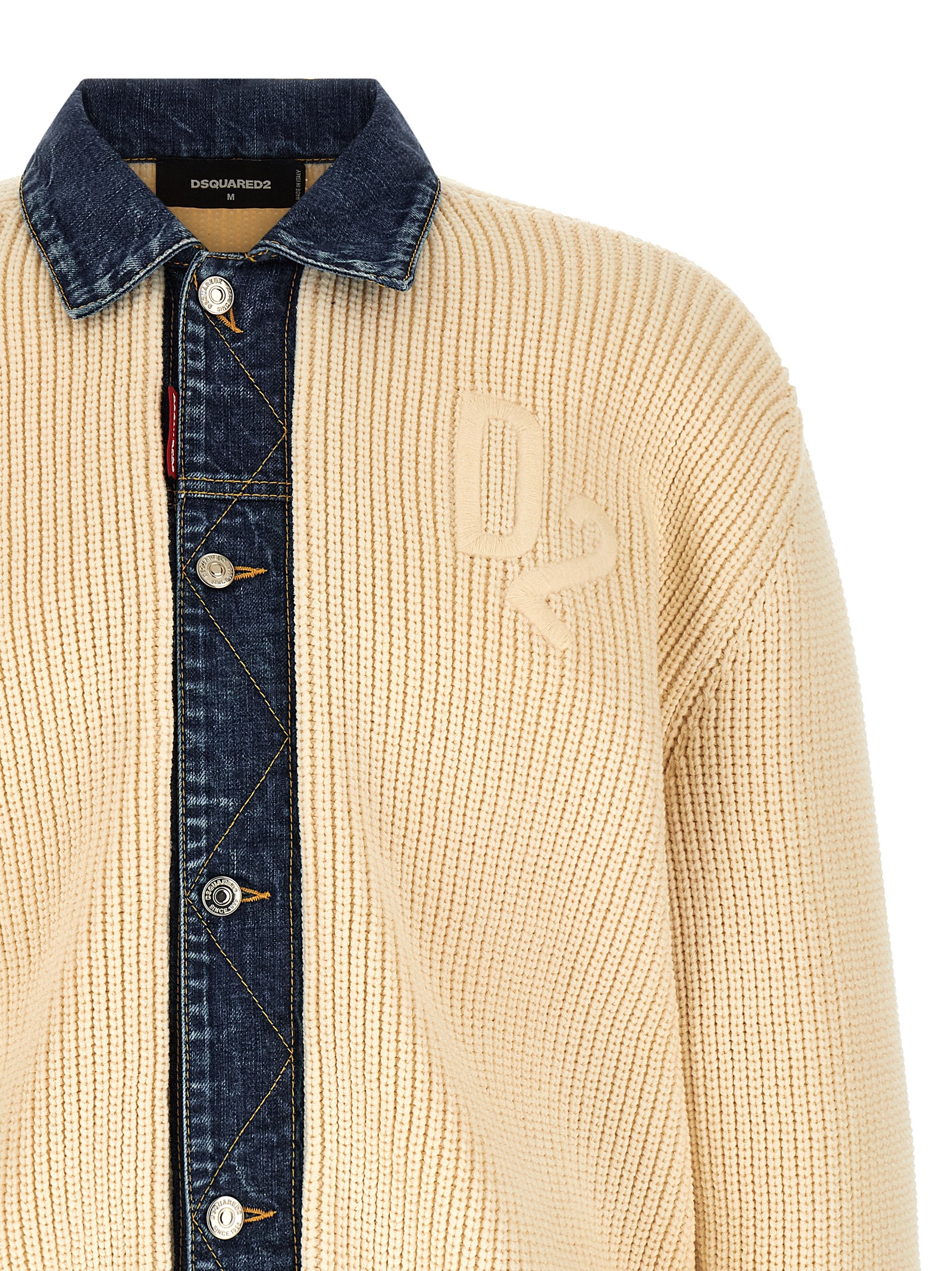 'Denim Mix D2' cardigan S74HA1591D13185961 (Dsquared2 / ニット・セーター・カーディガン ) | Dsquared2 (ディースクエアード)(2)