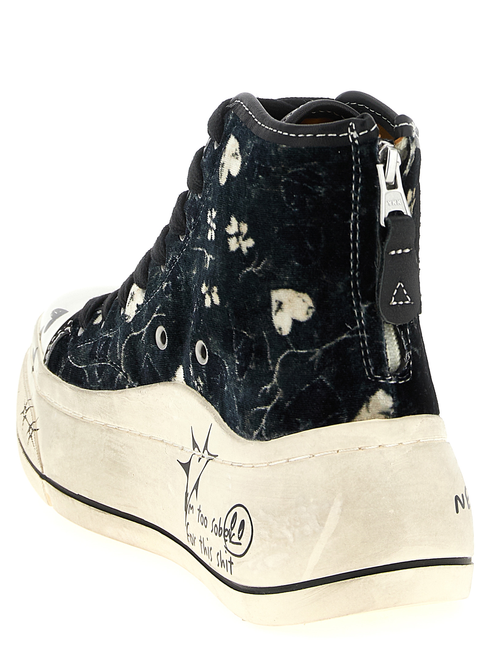 'Kurt' sneakers R13S5029S238WHEARTSONBLACKGRAFFITI (R13 / スニーカー ) | R13 (アールサーティーン)(2)