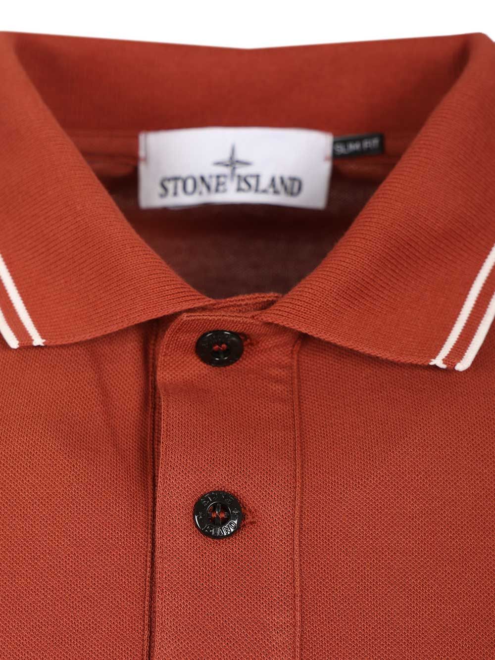 Organic cotton polo shirt 2200010S0018V0015 (STONE ISLAND / ポロシャツ ) | STONE ISLAND (ストーンアイランド)(2)