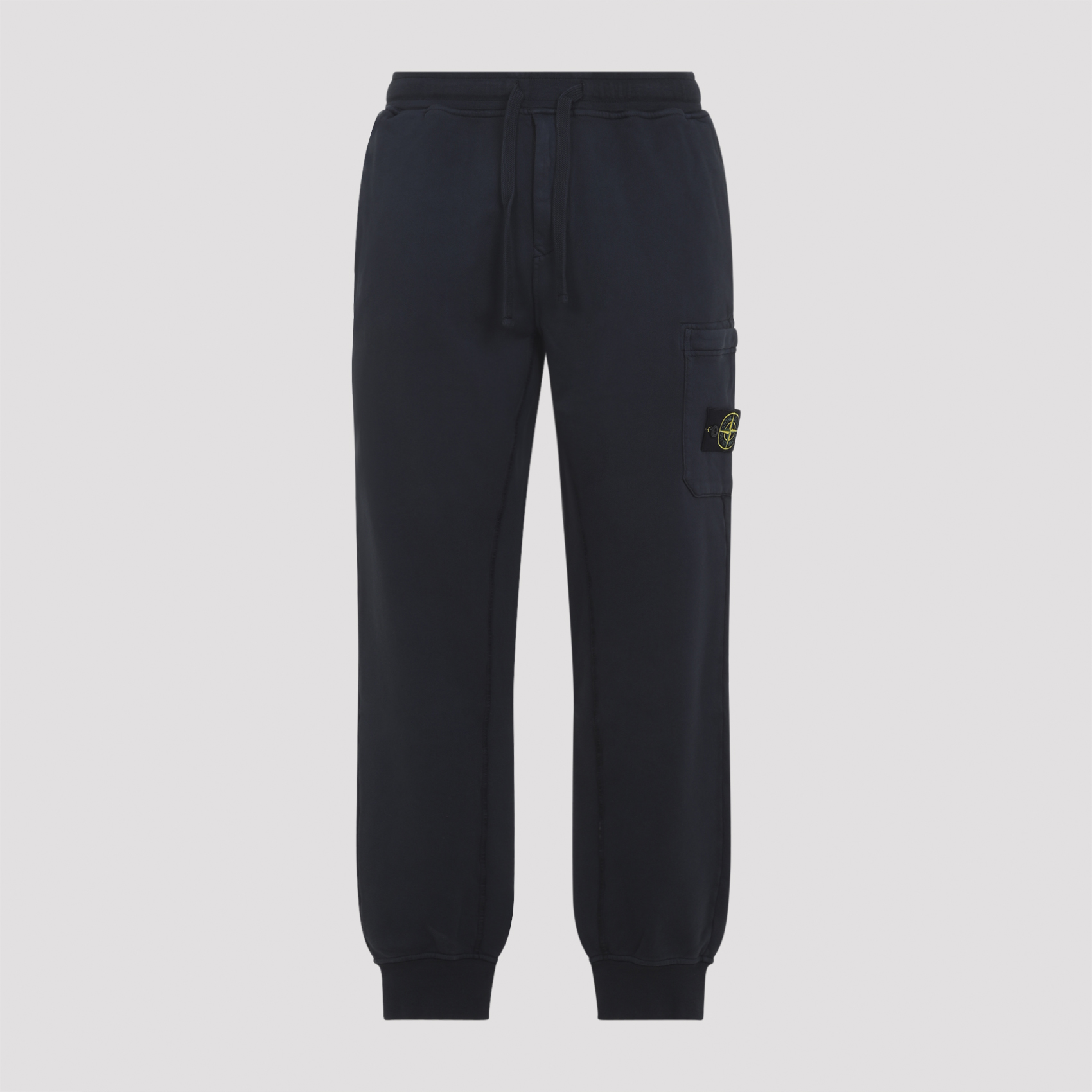 Navy blue cotton joggers L1S156200021S0051V0020 (STONE ISLAND / パンツ ) | STONE ISLAND (ストーンアイランド)(4)