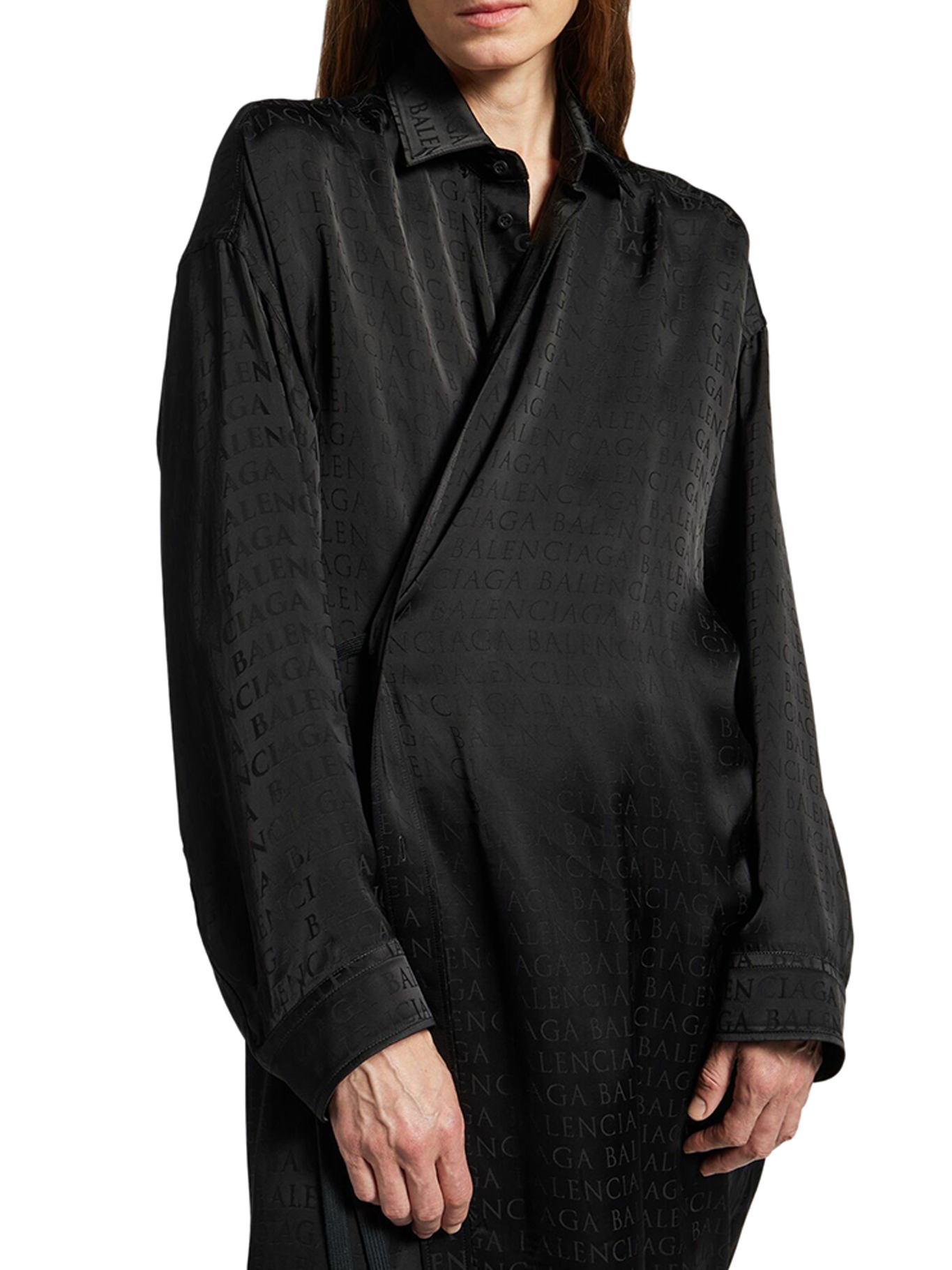 COCOON WRAP DRESS 857339TTO541000 (Balenciaga / ワンピース・ドレス・オールインワン ) | Balenciaga (バレンシアガ)(4)