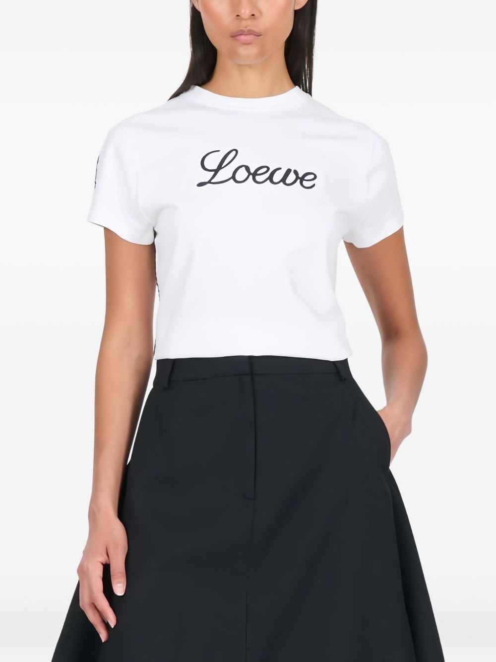 Loewe T-shirts and Polos White S359Y22XAC2100 (LOEWE / Tシャツ・カットソー ) | LOEWE (ロエベ)(1)