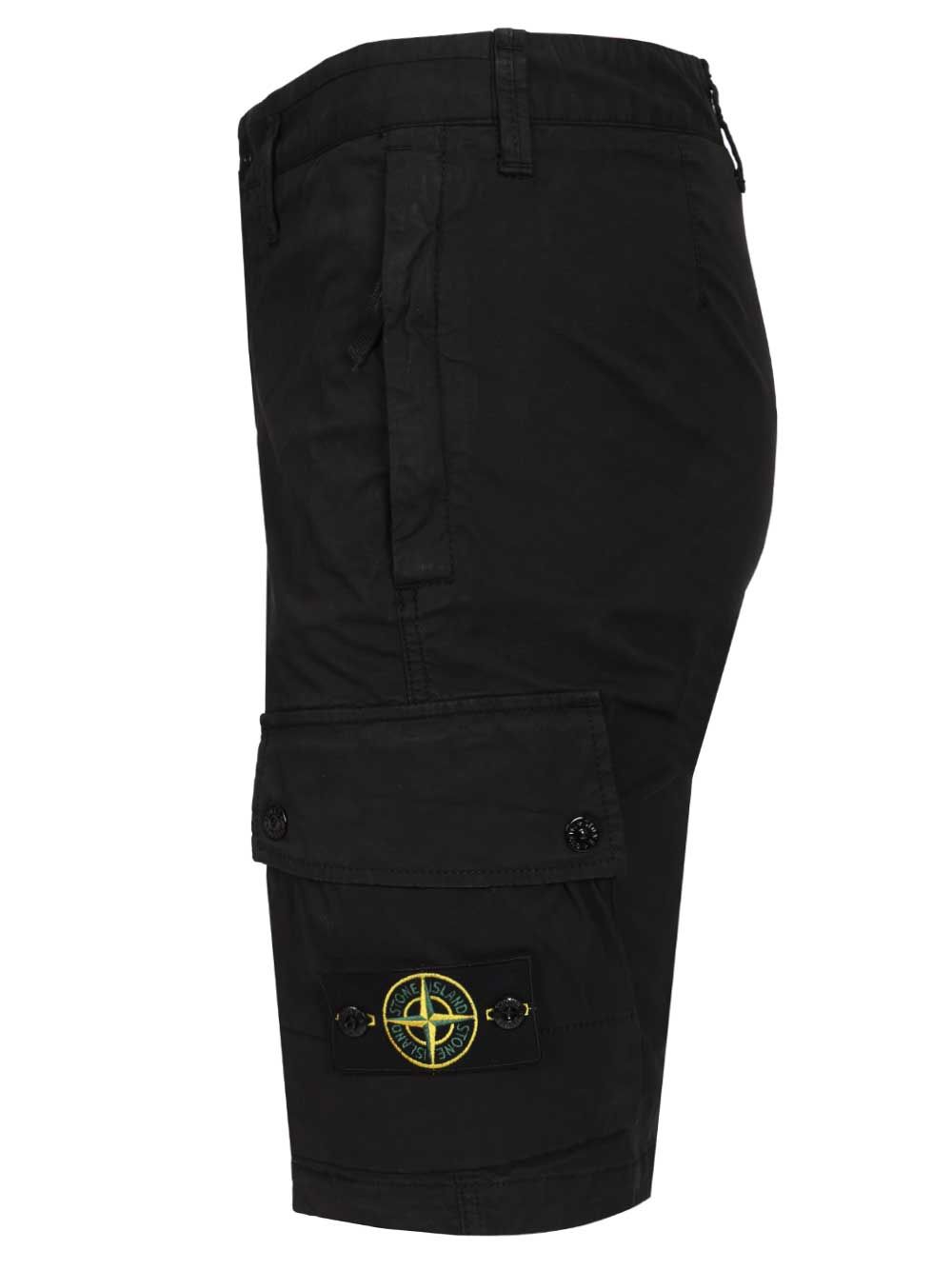 Cargo Bermuda shorts in stretch organic cotton twill L100019S0A10V0029 (STONE ISLAND / ショートパンツ ) | STONE ISLAND (ストーンアイランド)(2)