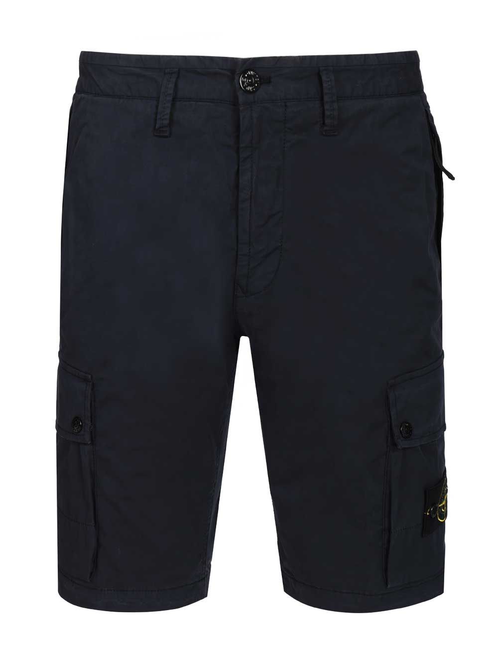 Cargo Bermuda shorts in stretch organic cotton twill L100019S0A10V0020 (STONE ISLAND / ショートパンツ ) | STONE ISLAND (ストーンアイランド)
