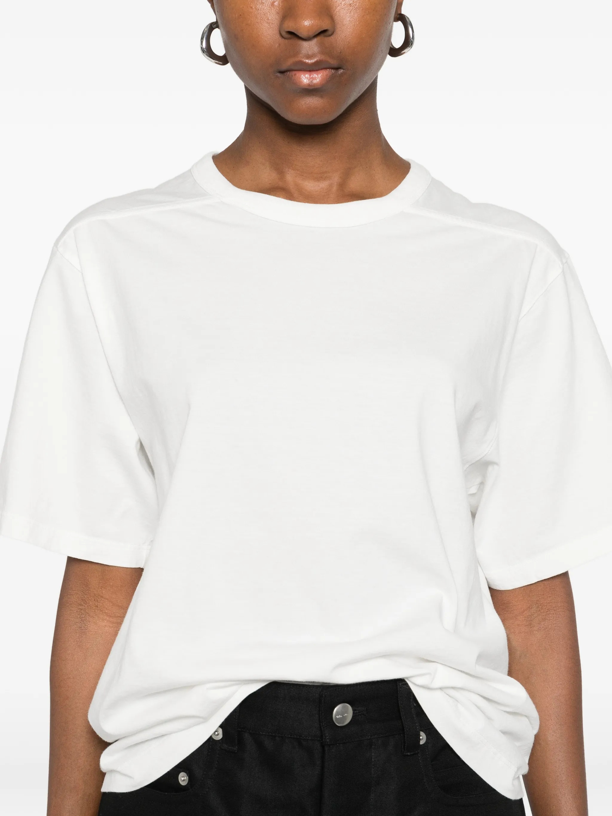 Rick Owens T-shirts and Polos White RP01F6200JA11 (Rick Owens / Tシャツ・カットソー ) | Rick Owens (リック オウエンス)(4)