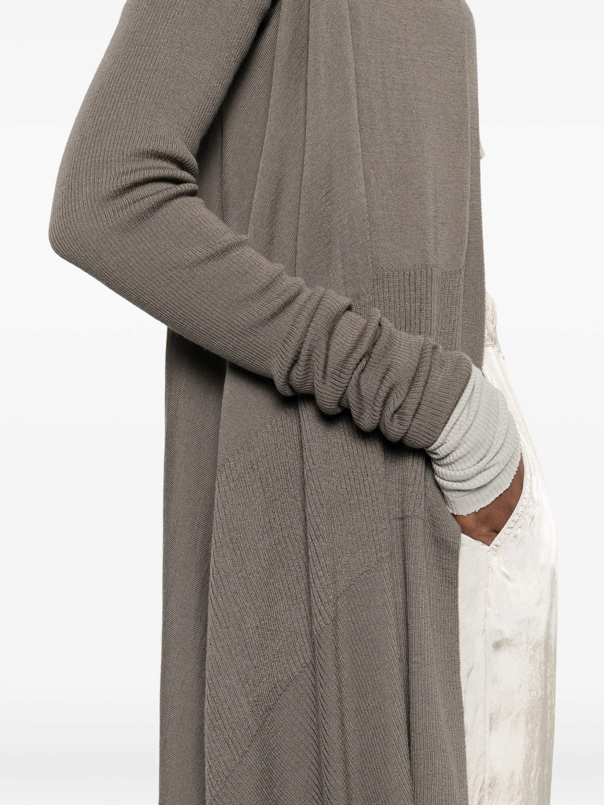 Rick Owens Sweaters Grey RP01F6643M34 (Rick Owens / ニット・セーター・カーディガン ) | Rick Owens (リック オウエンス)(4)