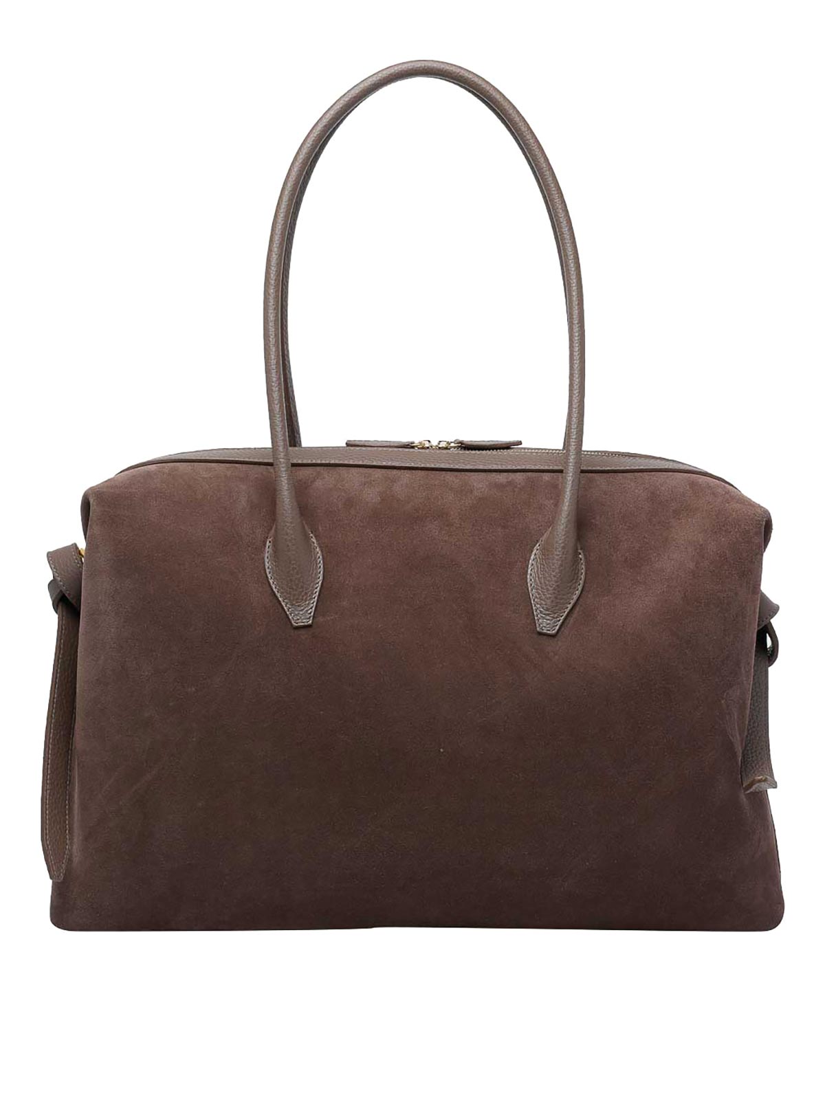 Brown Large Brioche Shoulder Bag LARGEBRIOCHEDUFFLESUEDES026 (YUZEFI / ハンドバッグ・ショルダーバッグ ) | YUZEFI (ユゼフィ)(2)