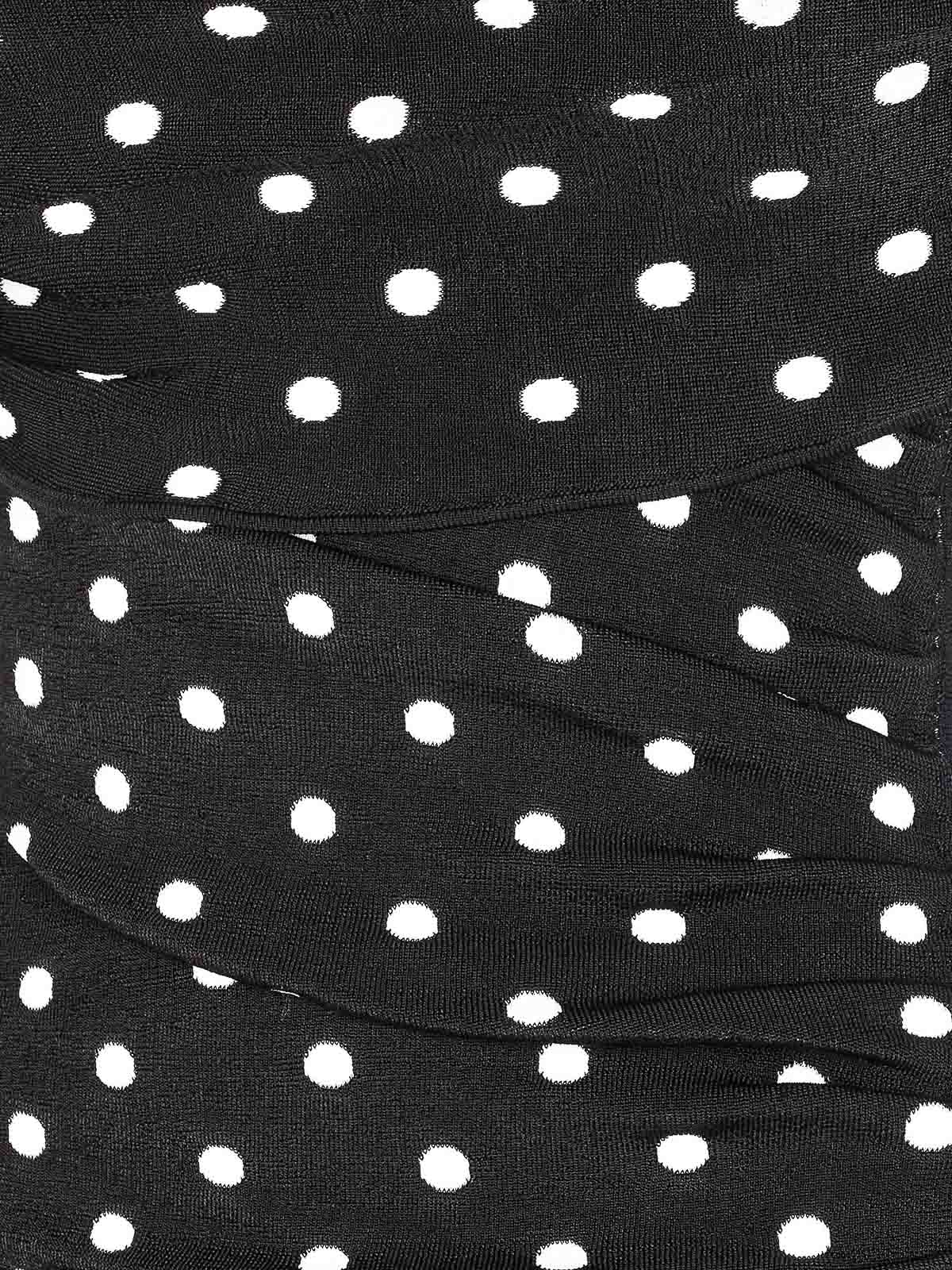 Polka Dot Mini Dress 108SABLACKWHITE (self-portrait / ワンピース・ドレス・オールインワン ) | self-portrait (セルフ・ポートレイト)(2)