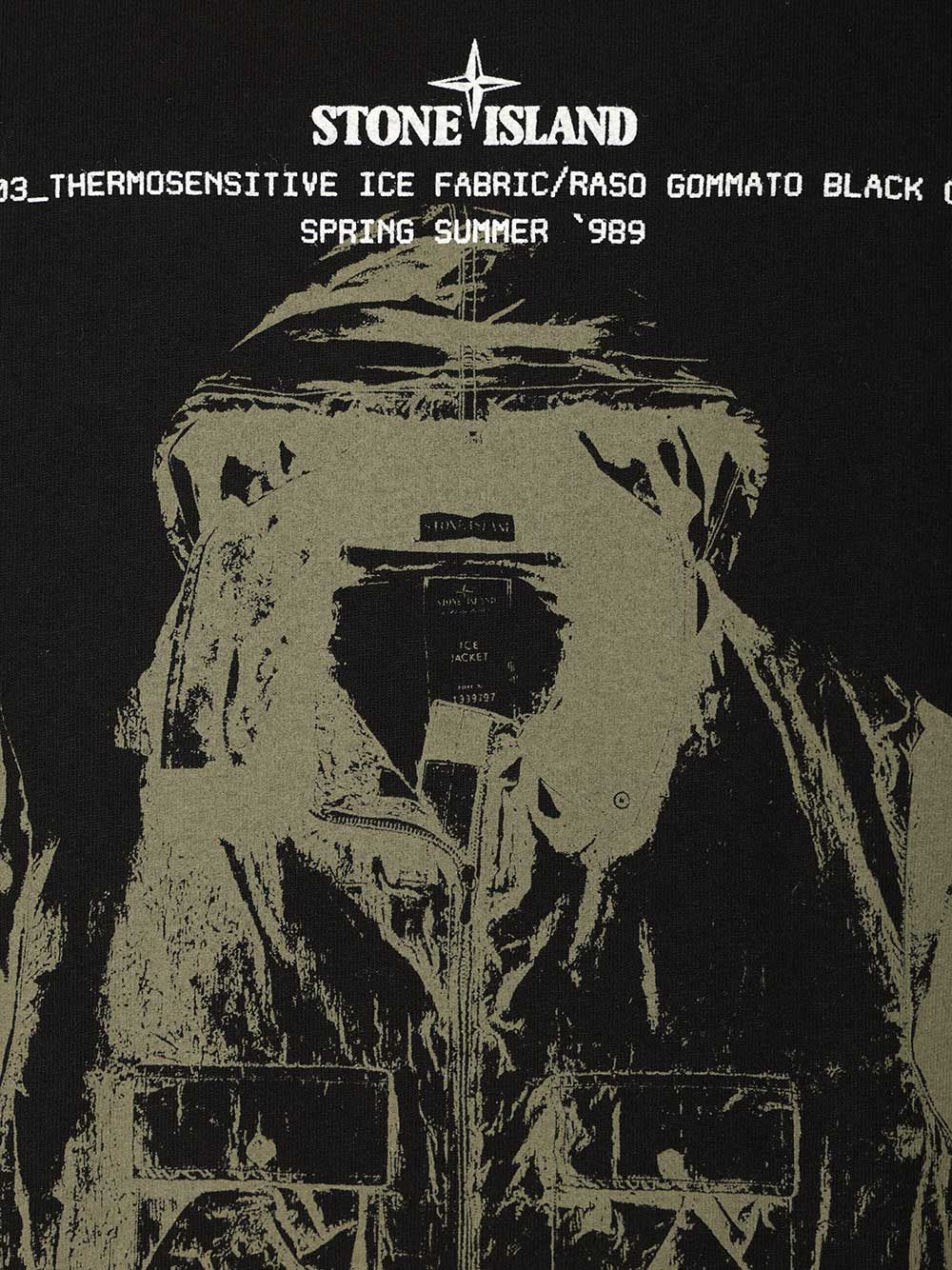 Cotton jersey T-shirt 2100023S0091V0029 (STONE ISLAND / Tシャツ・カットソー ) | STONE ISLAND (ストーンアイランド)(3)