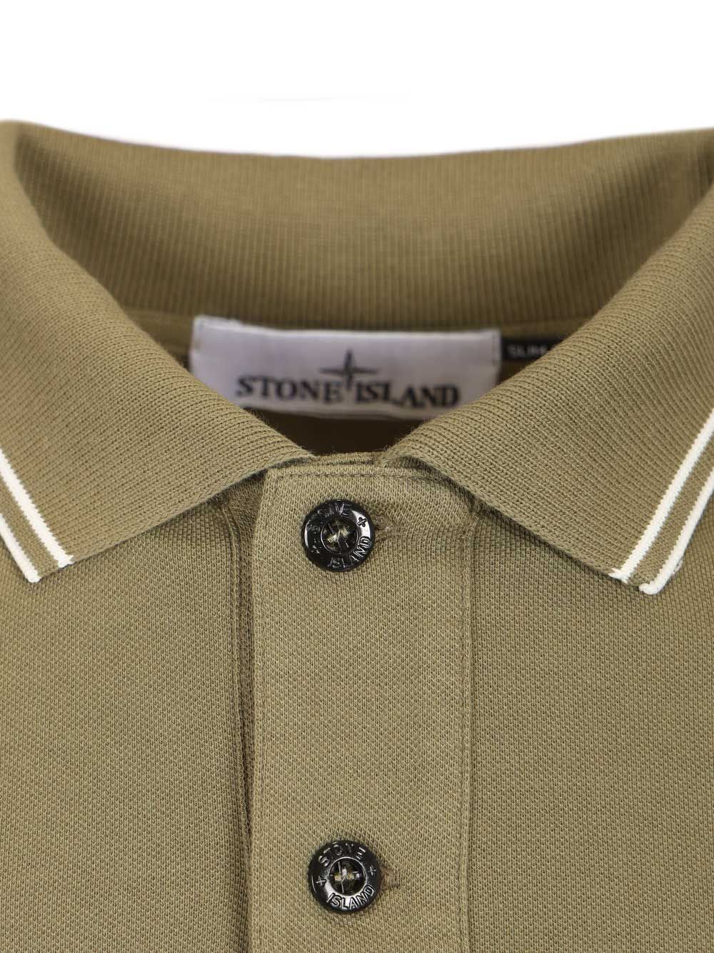 Organic cotton polo shirt 2200010S0018V005G (STONE ISLAND / ポロシャツ ) | STONE ISLAND (ストーンアイランド)(2)