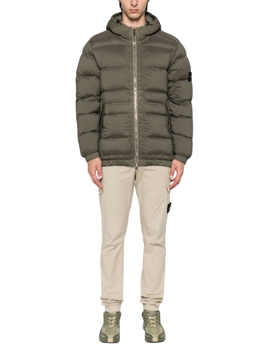 PADDED DOWN JACKET WITH HOOD 4100040S0028V0054 (STONE ISLAND / ダウンジャケット・コート ) | STONE ISLAND (ストーンアイランド)(1)